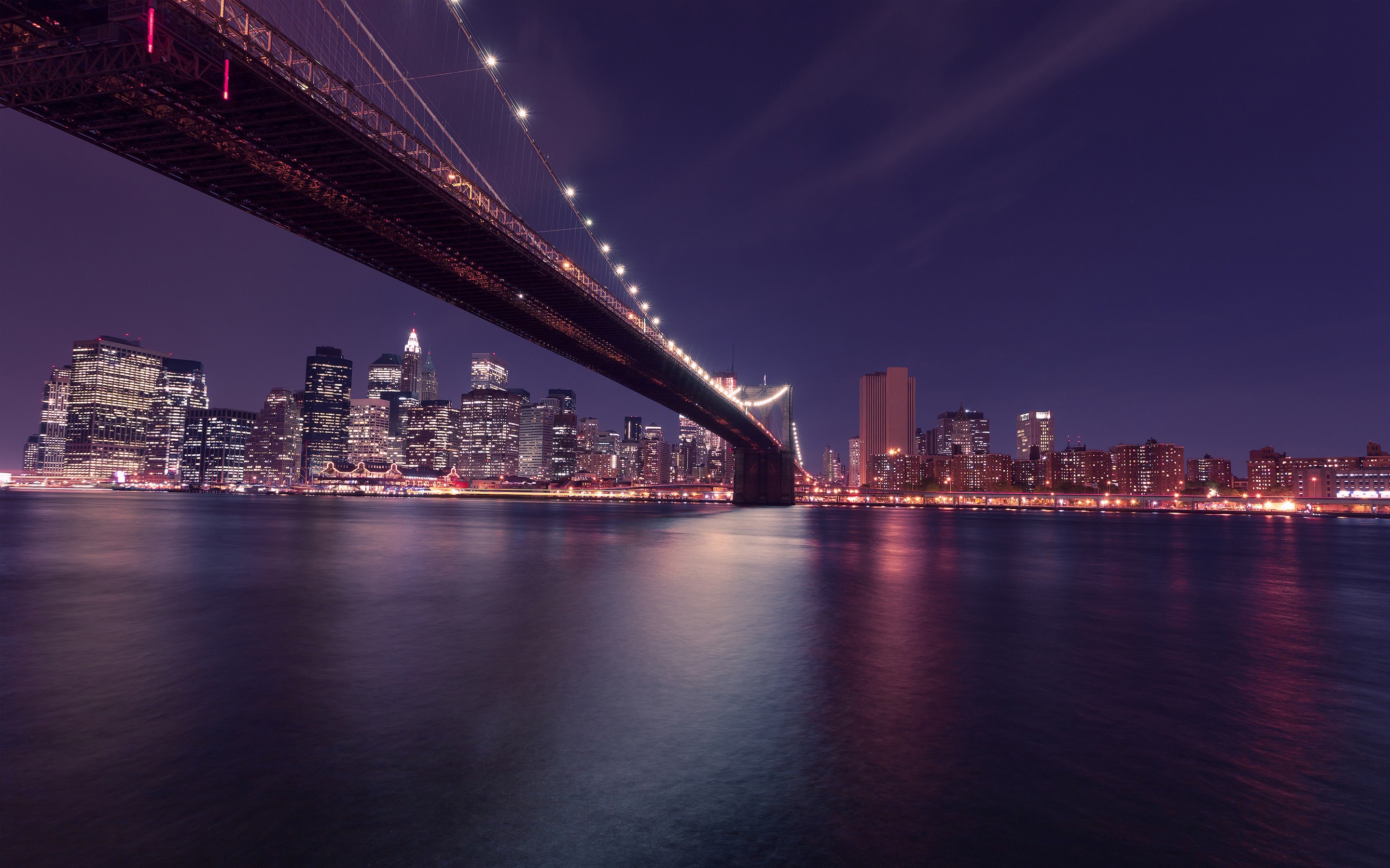 Brooklyn Bridge Manhattan New York Wallpaper in jpg format
