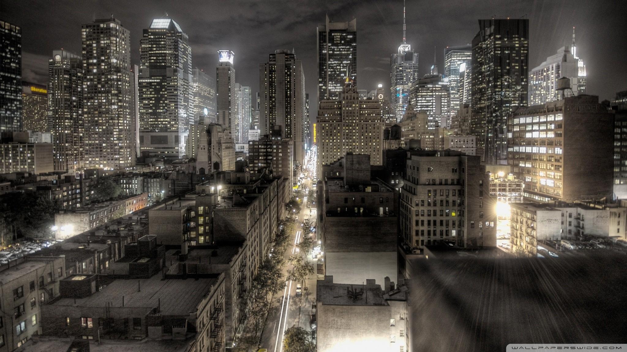 NYC at Night Wallpaper