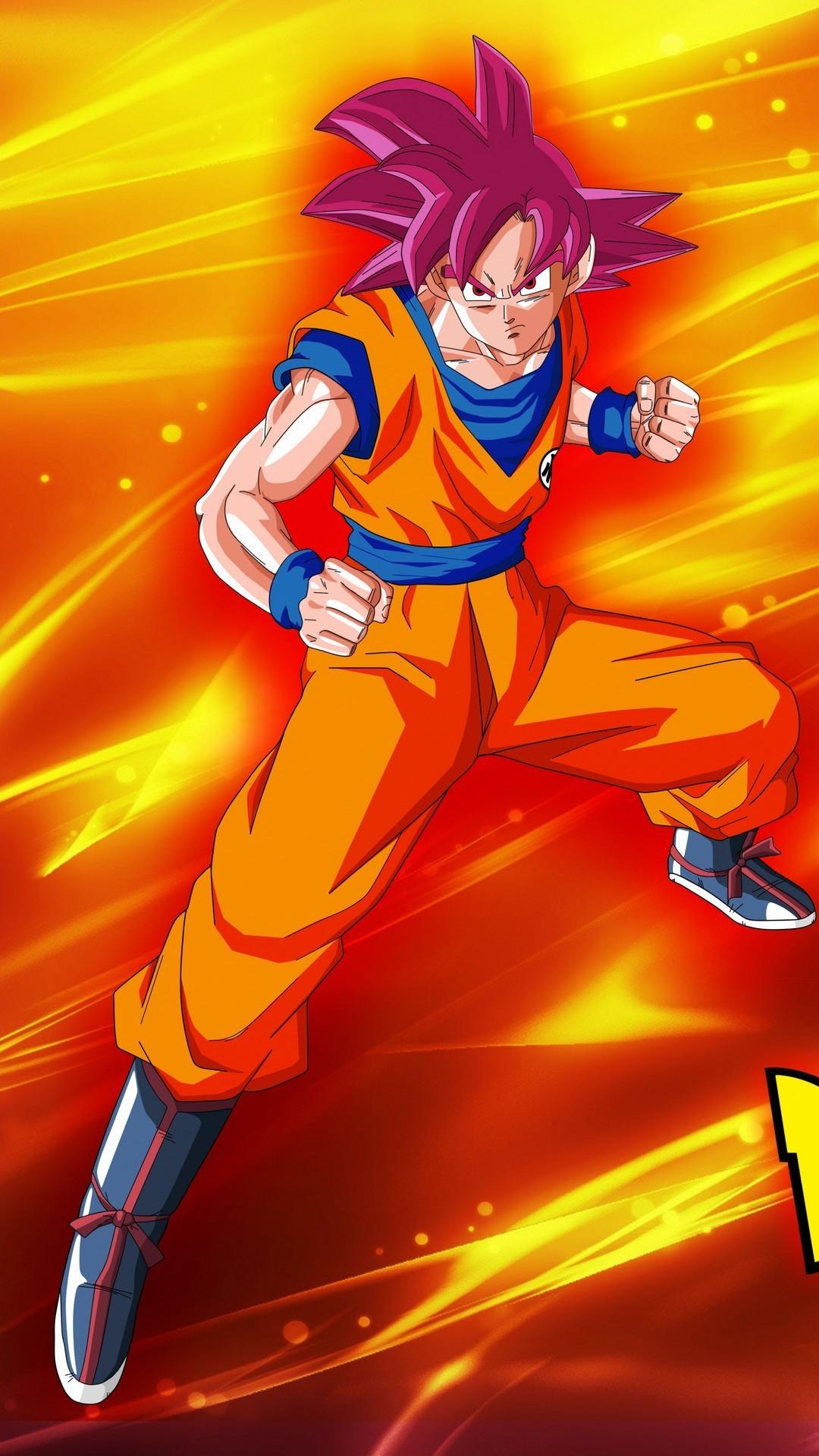Goku Super Saiyan God Wallpaper Android Android Wallpaper