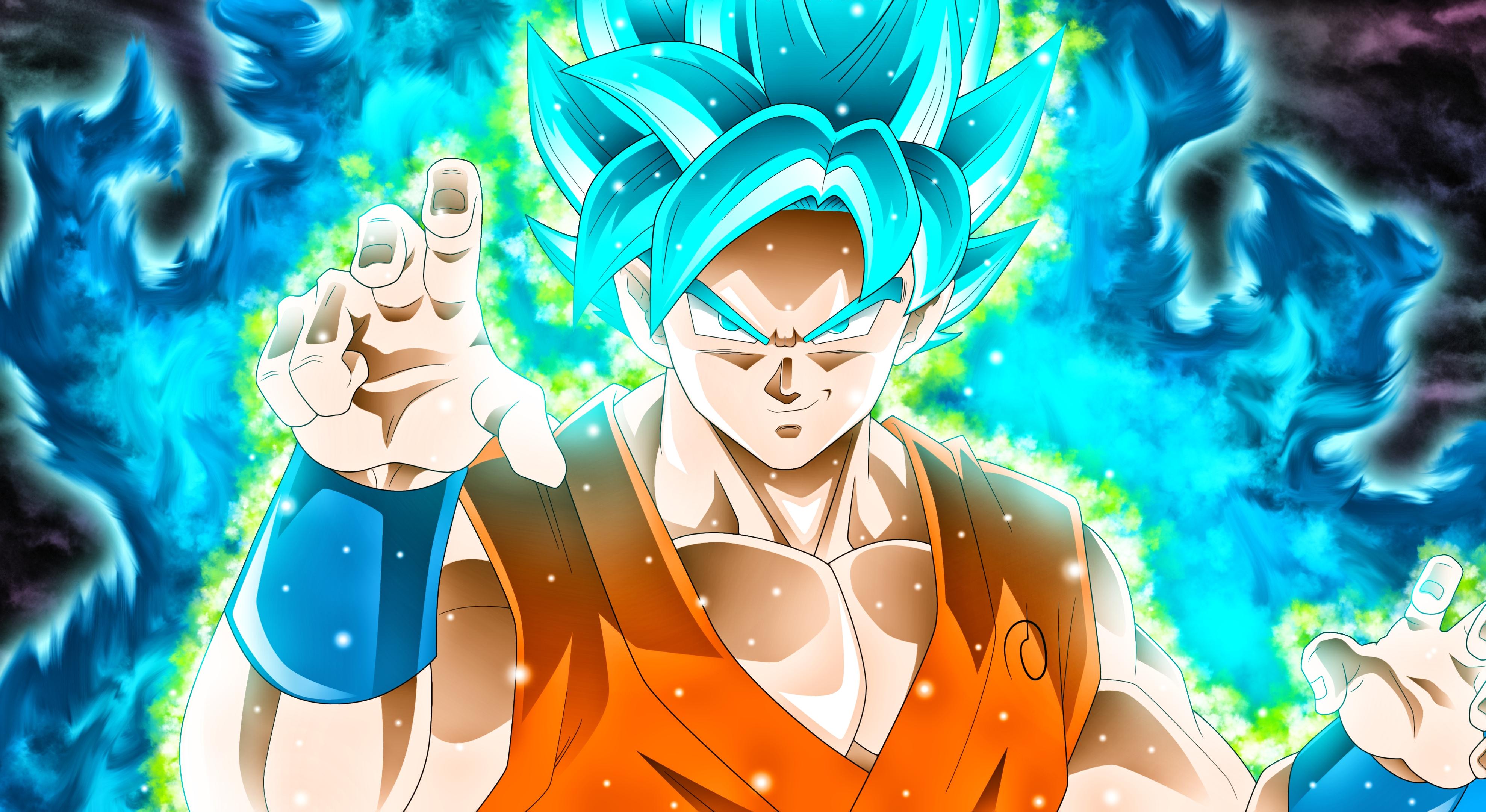 Goku Super Saiyan Blue Dragon Ball Super Wallpaper