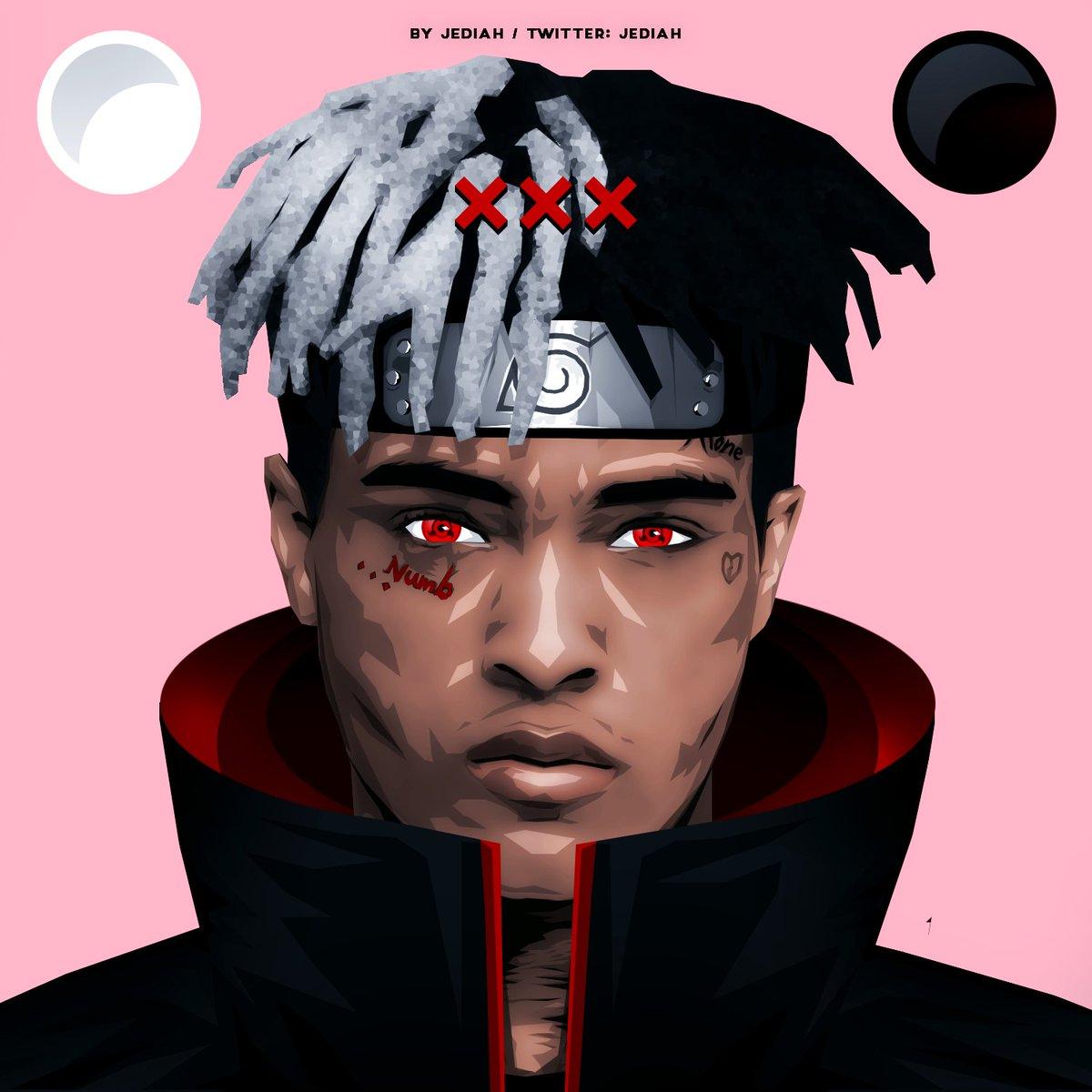 Why is there so much fan art of XXXTentacion as a naruto