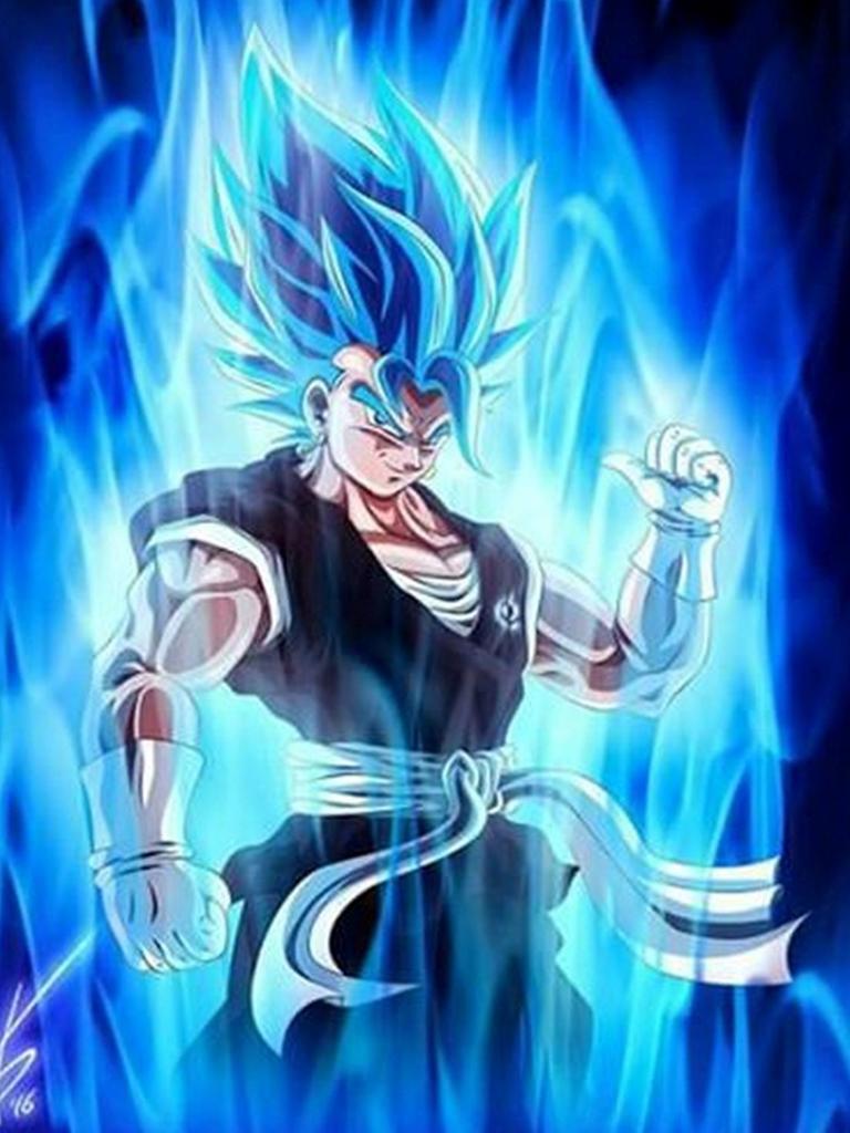 Goku Super Saiyan God Blue Wallpaper for Android