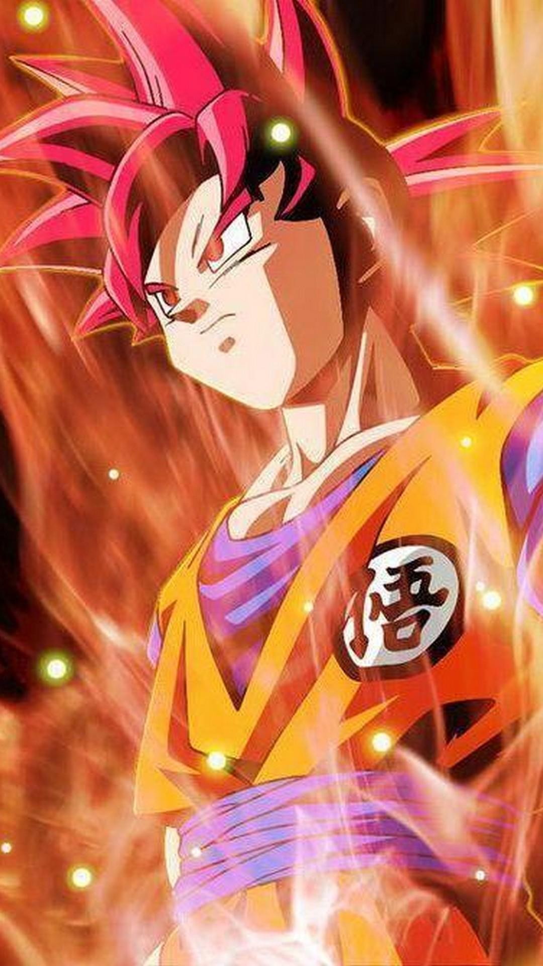Wallpaper Goku Super Saiyan God Android Wallpaper