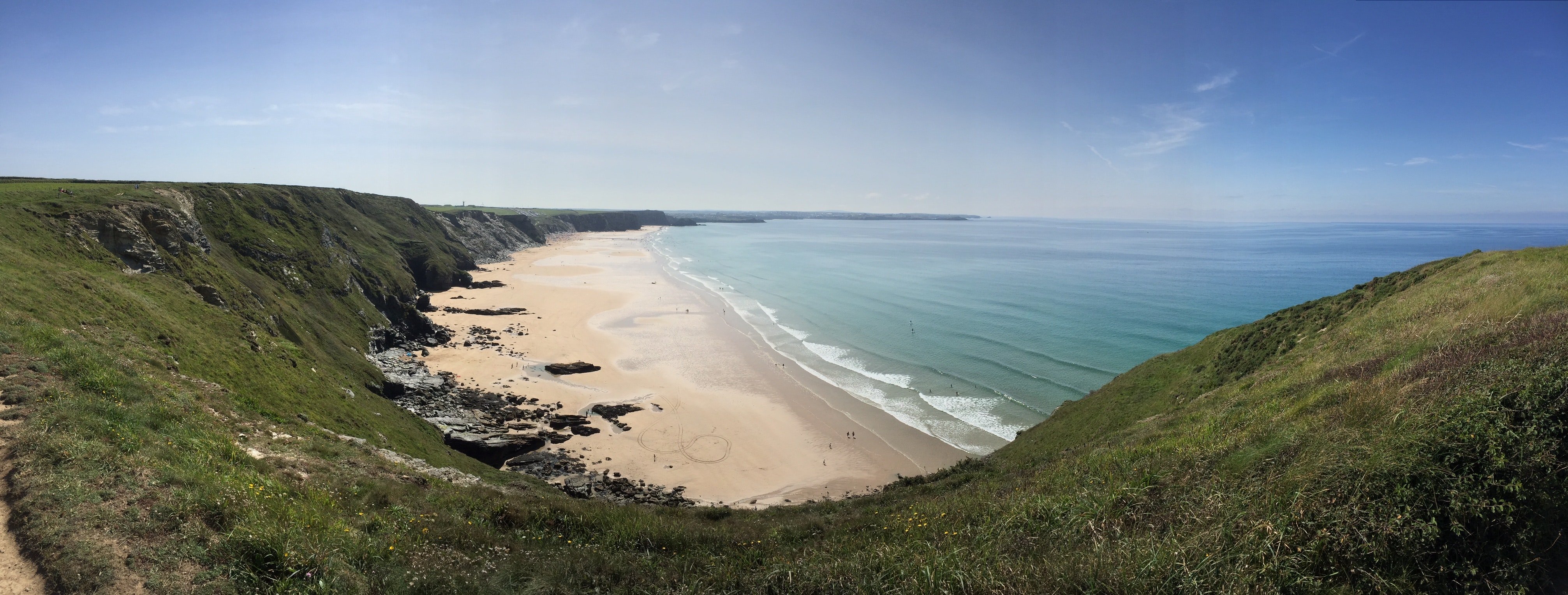 Free of cliffs, cornwall, Newquay