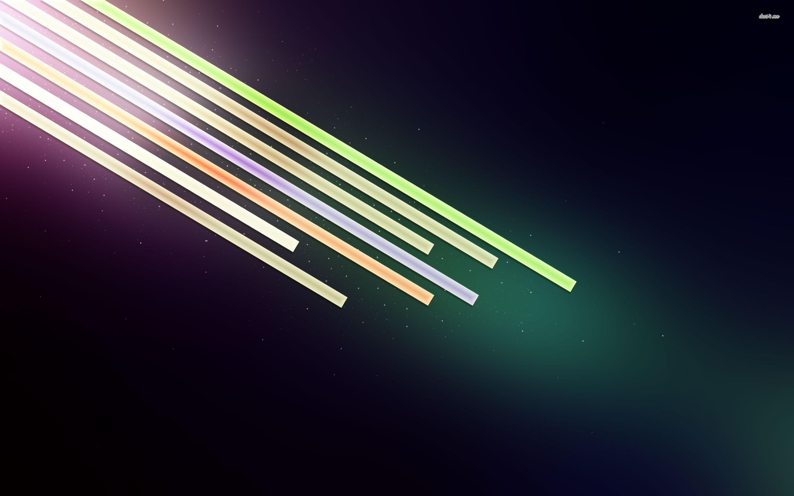 Glowing diagonal stripes in space wallpaper