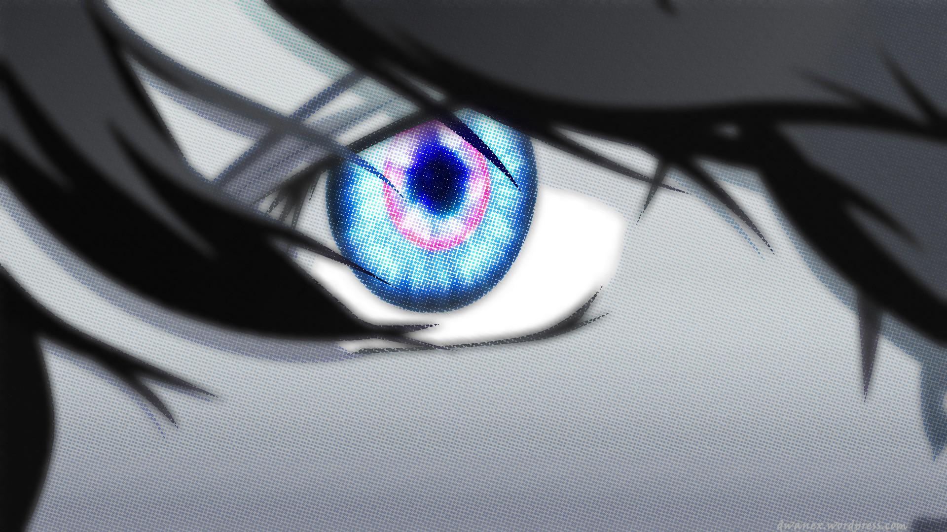 Kara no Kyoukai, Ryogi Shiki, anime, vector art, Mystic Eyes