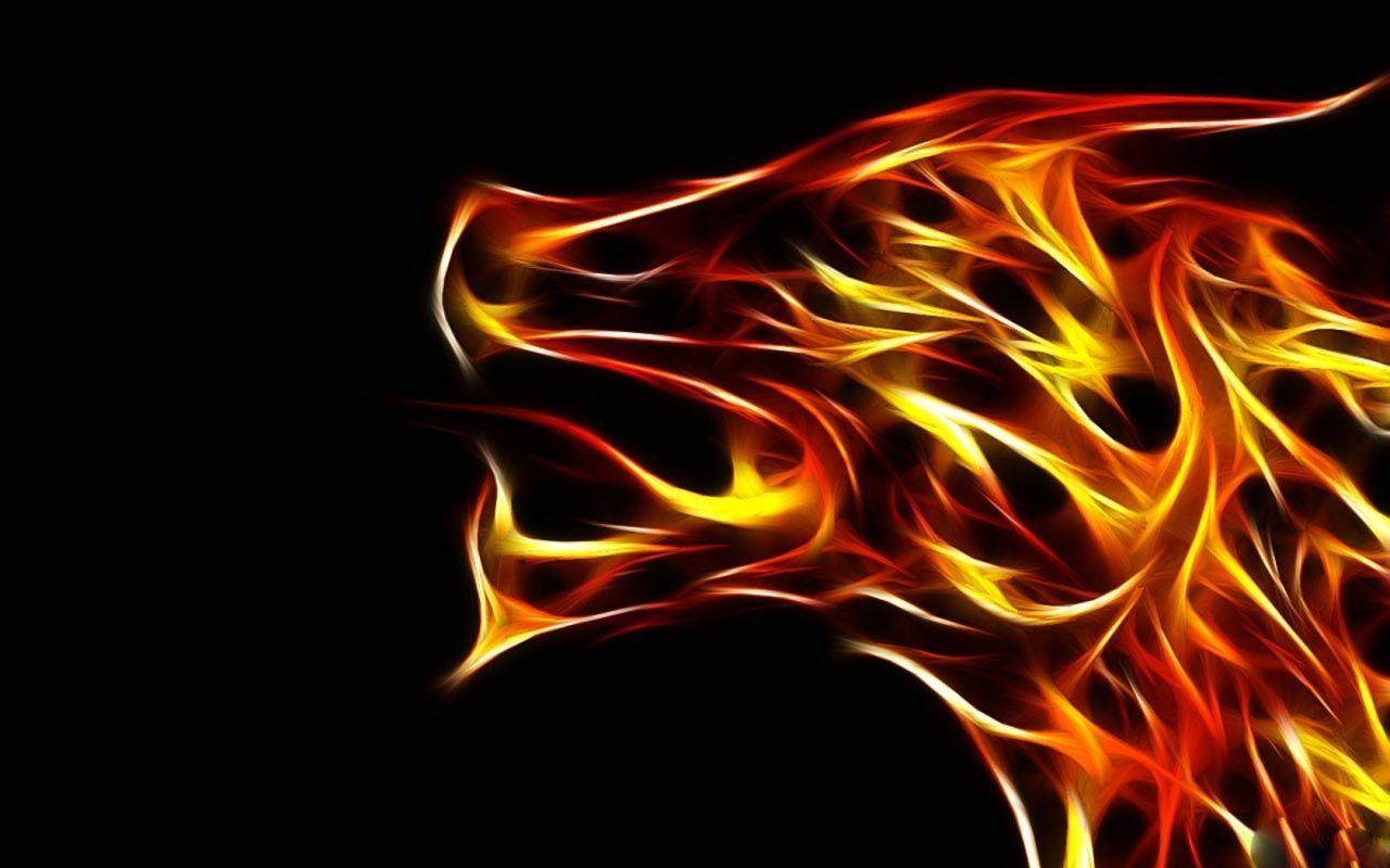Flaming Wolf Wallpaper Free Flaming Wolf Background