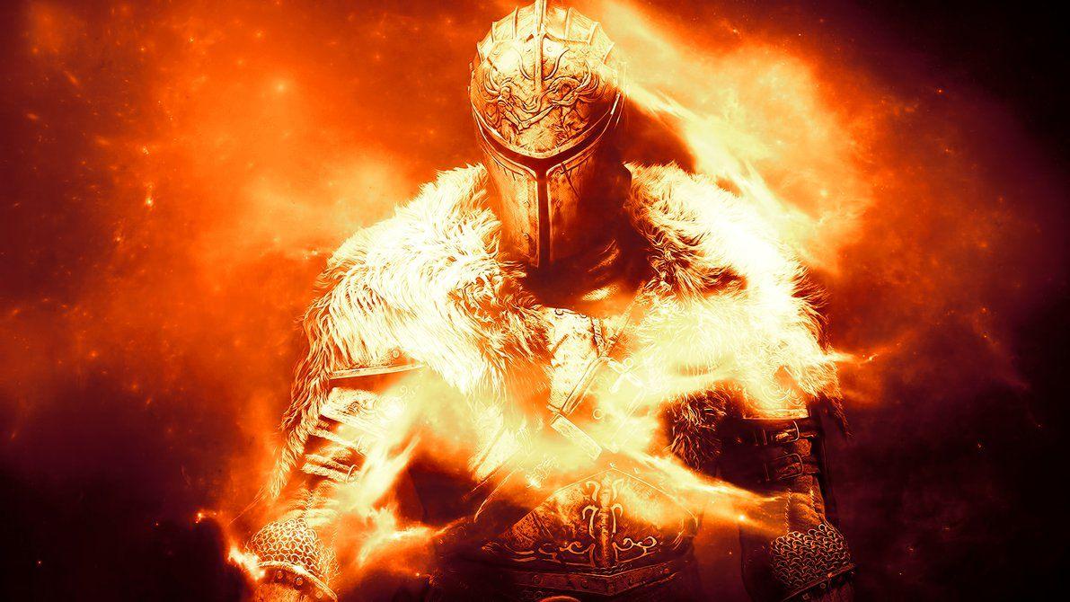 Knight of Flame Wallpaper Free Knight of Flame