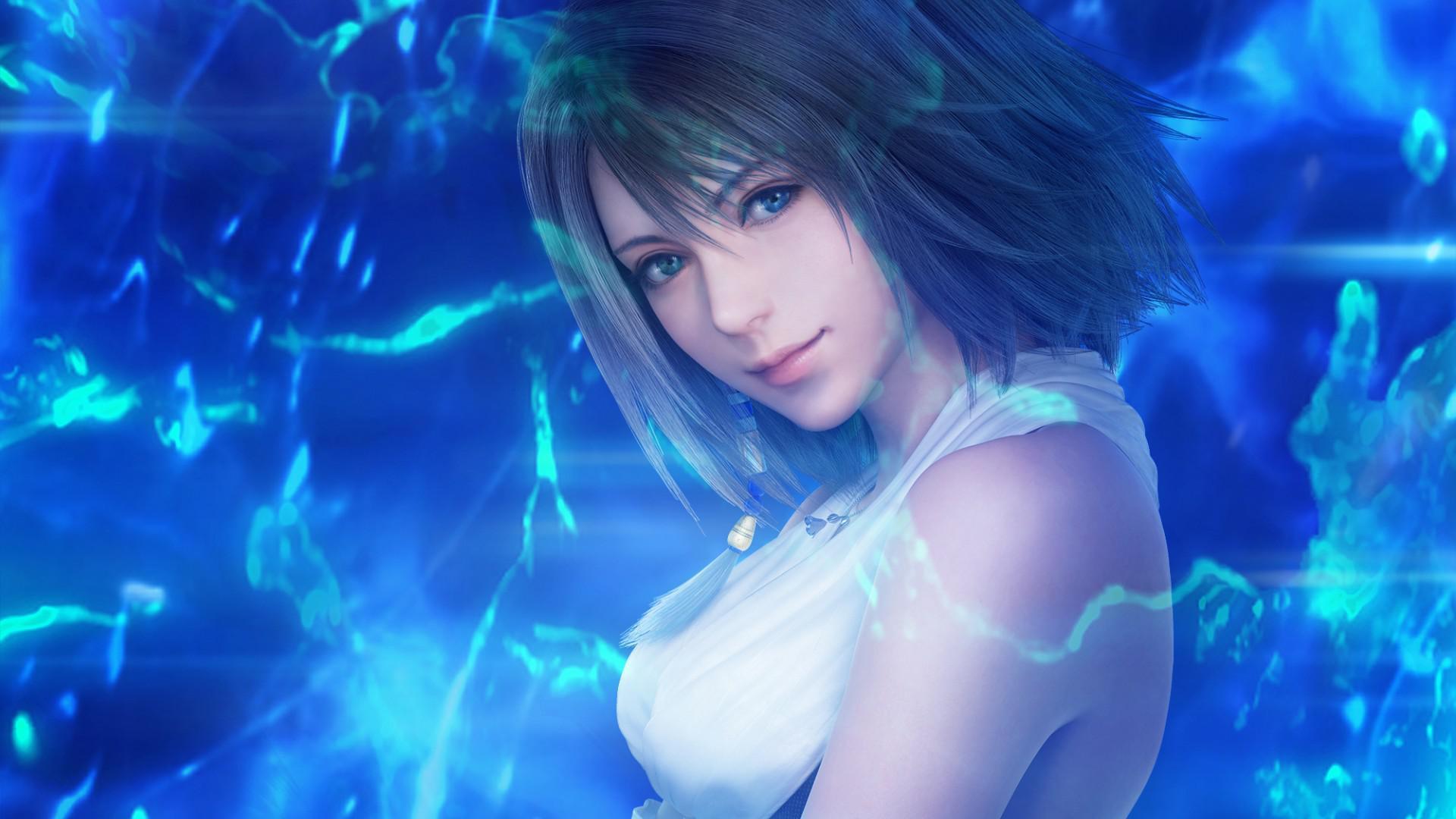 Final Fantasy girl background beautiful desktop wallpaper