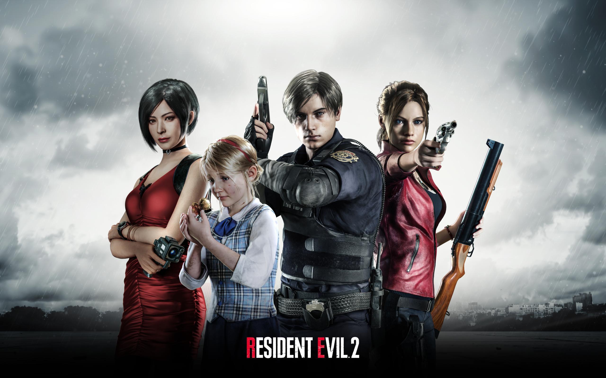Wallpaper of Ada Wong, Claire Redfield, Leon S. Kennedy background