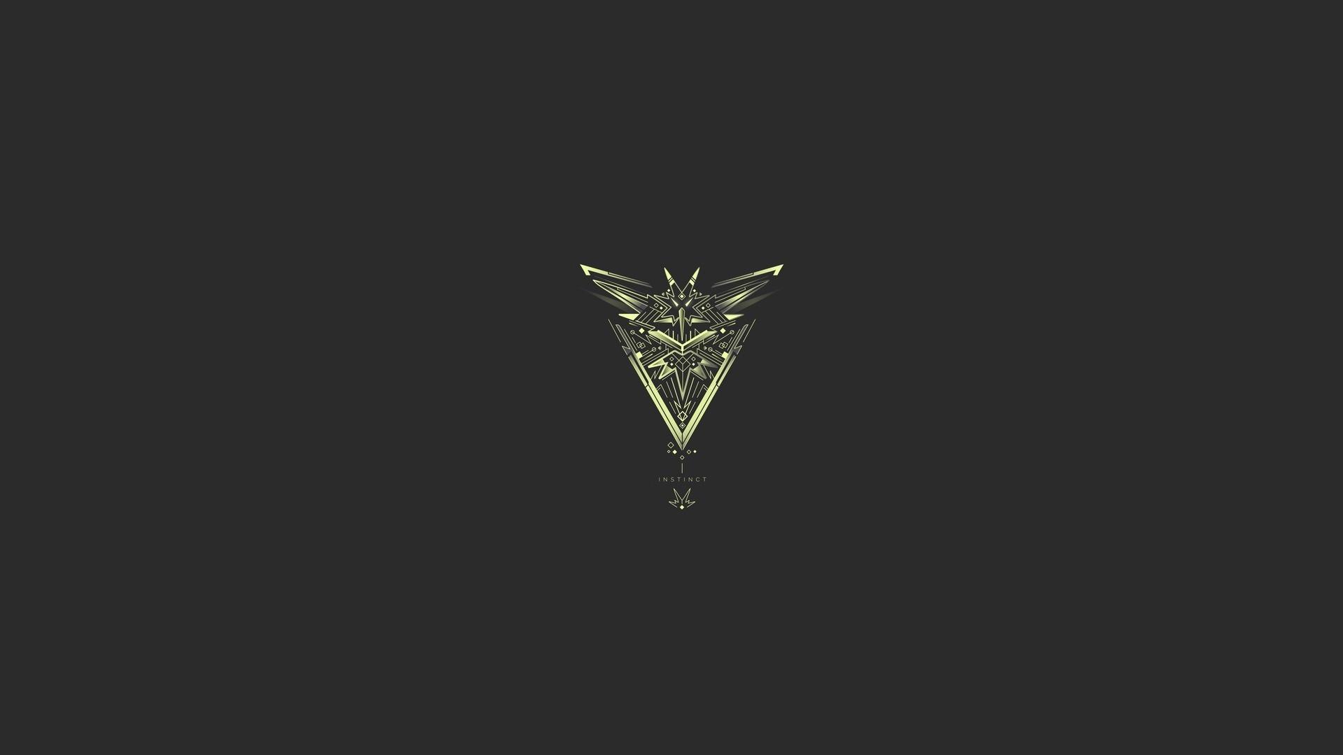 Download 1920x1080 Pokemon Go, Team Instinct, Logo