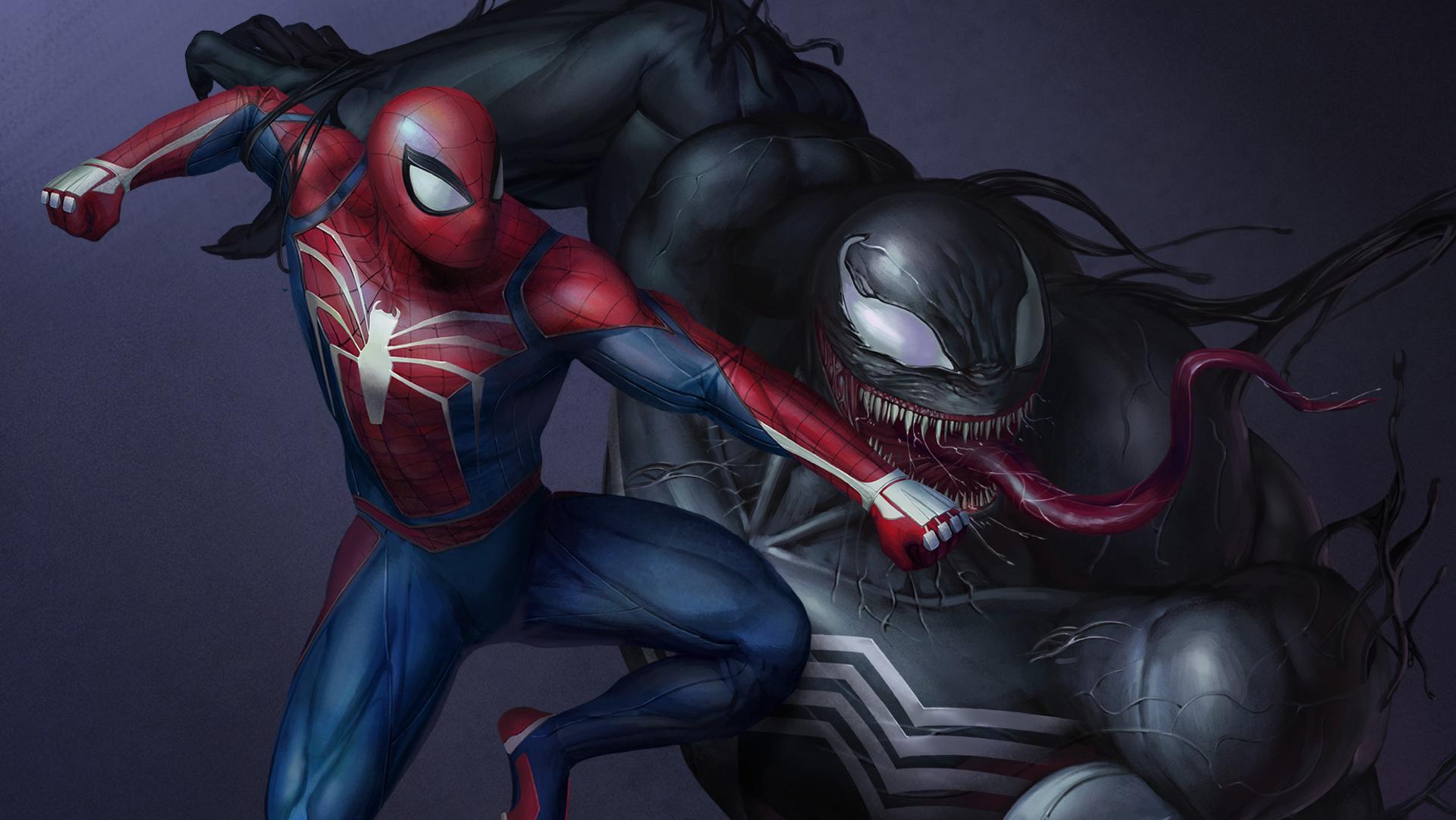 Spider Man Vs Venom HD Wallpaper. Background Image