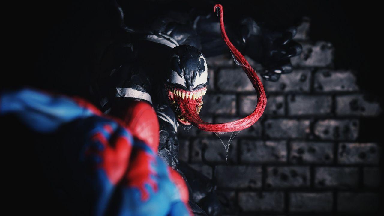 Wallpaper Venom, Spider Man, Artwork, HD, 5K, Creative