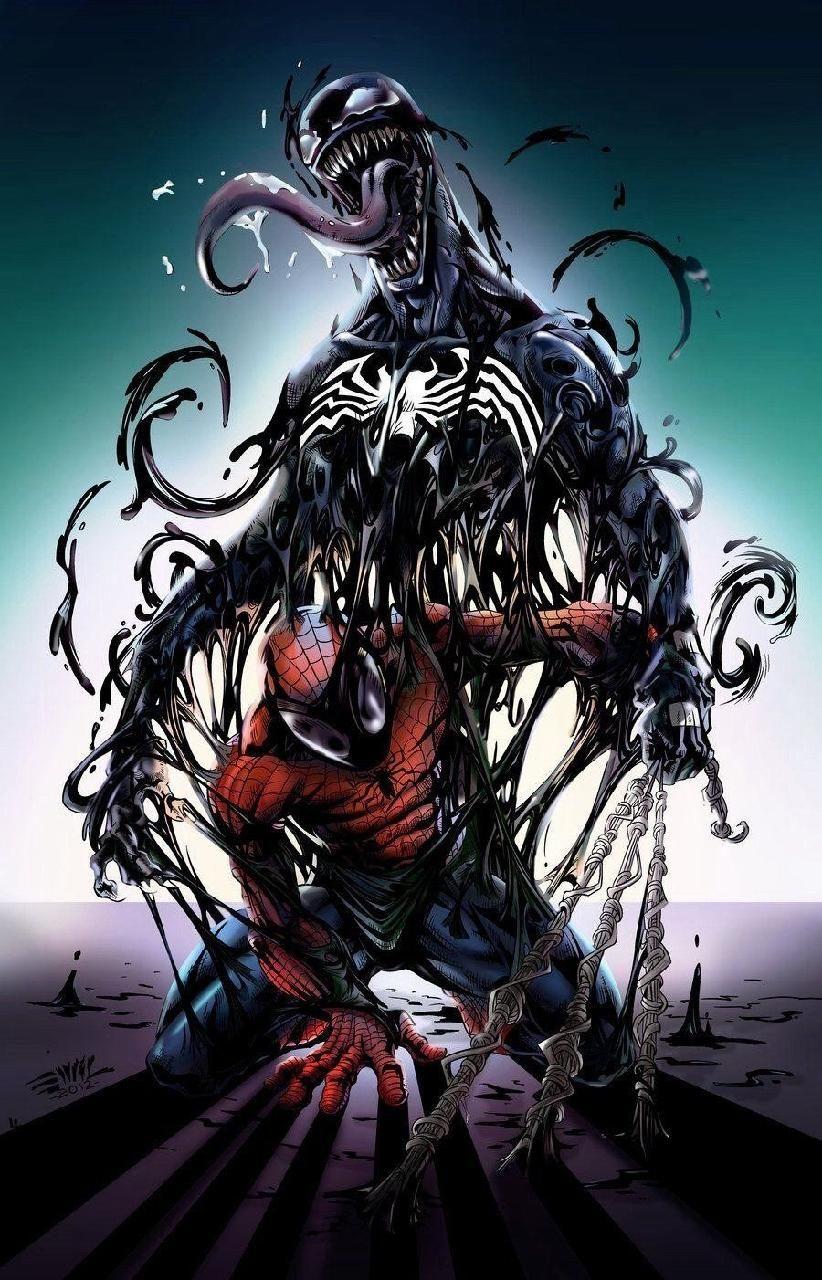 Download Venom vs Spiderman Wallpaper