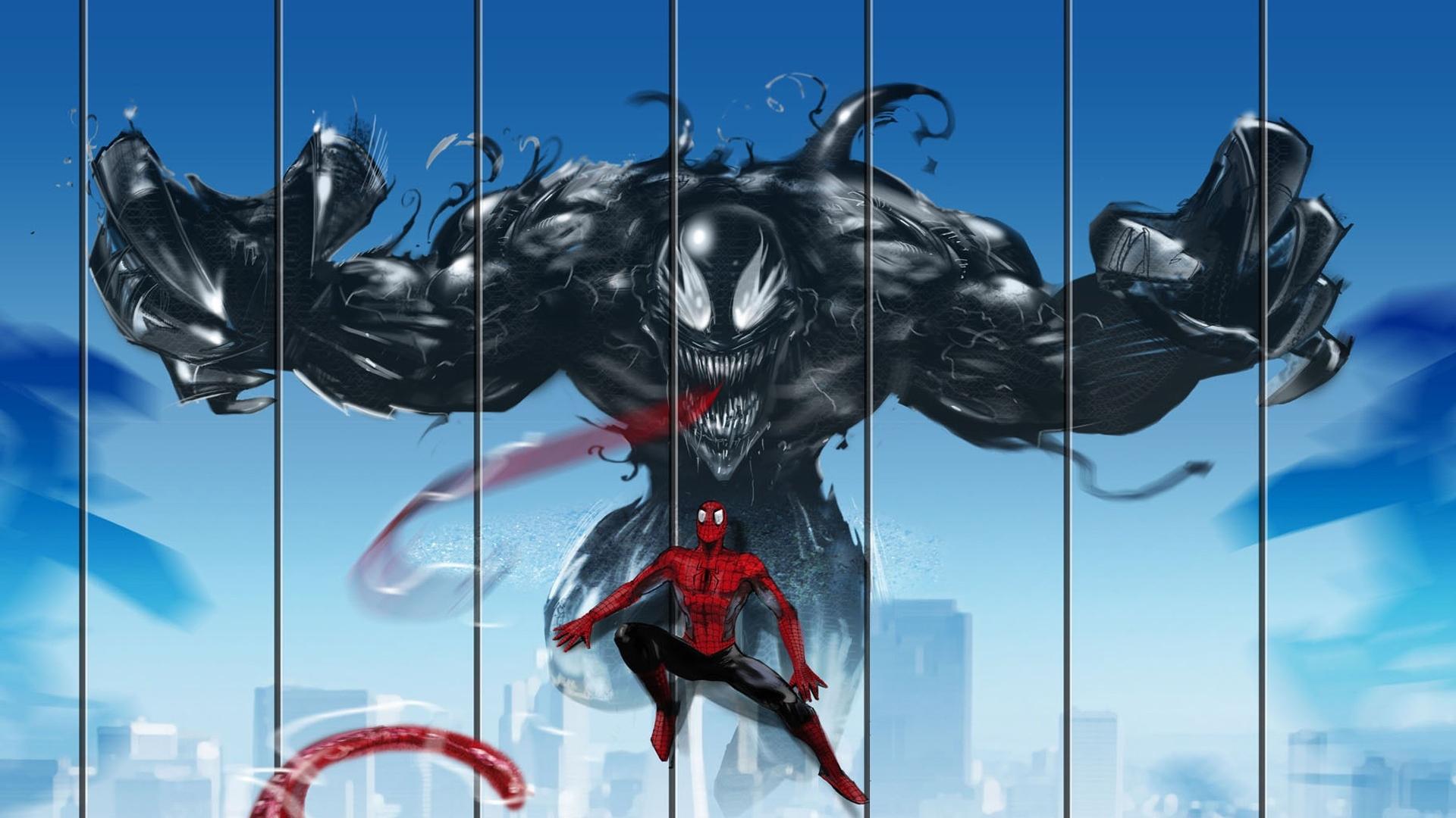 1920x1080 spider man venom wallpaper and background