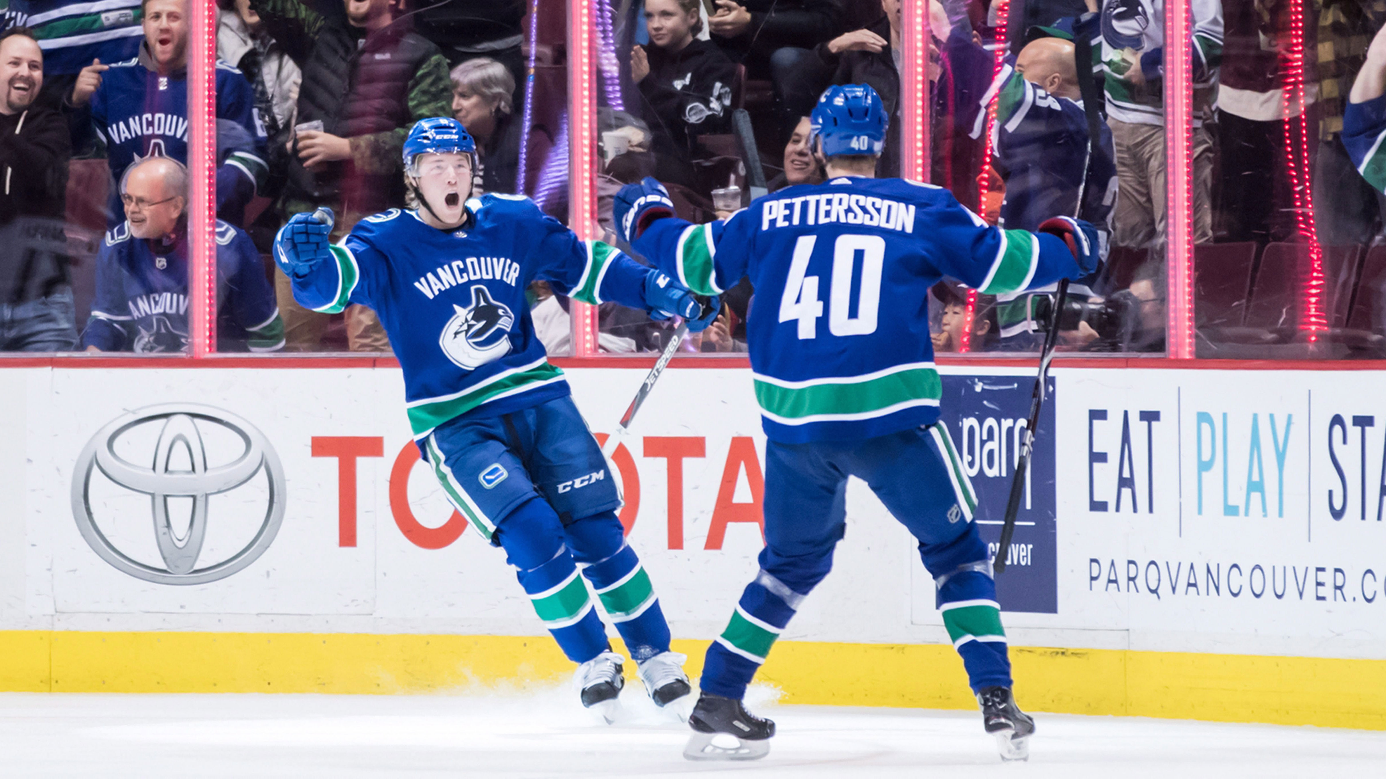 Pettersson's dominant night leads Canucks past Avalanche