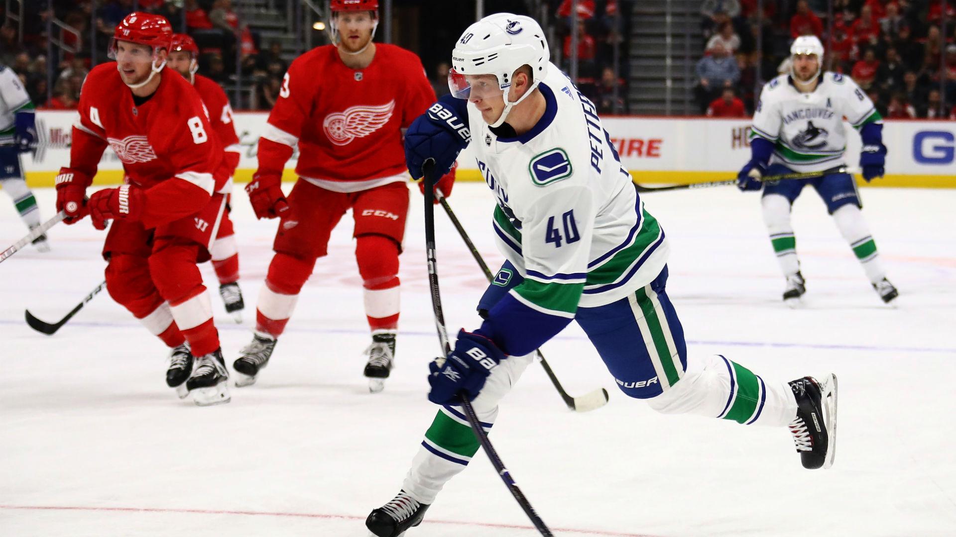 Canucks rookie Elias Pettersson returns to lineup. Sporting
