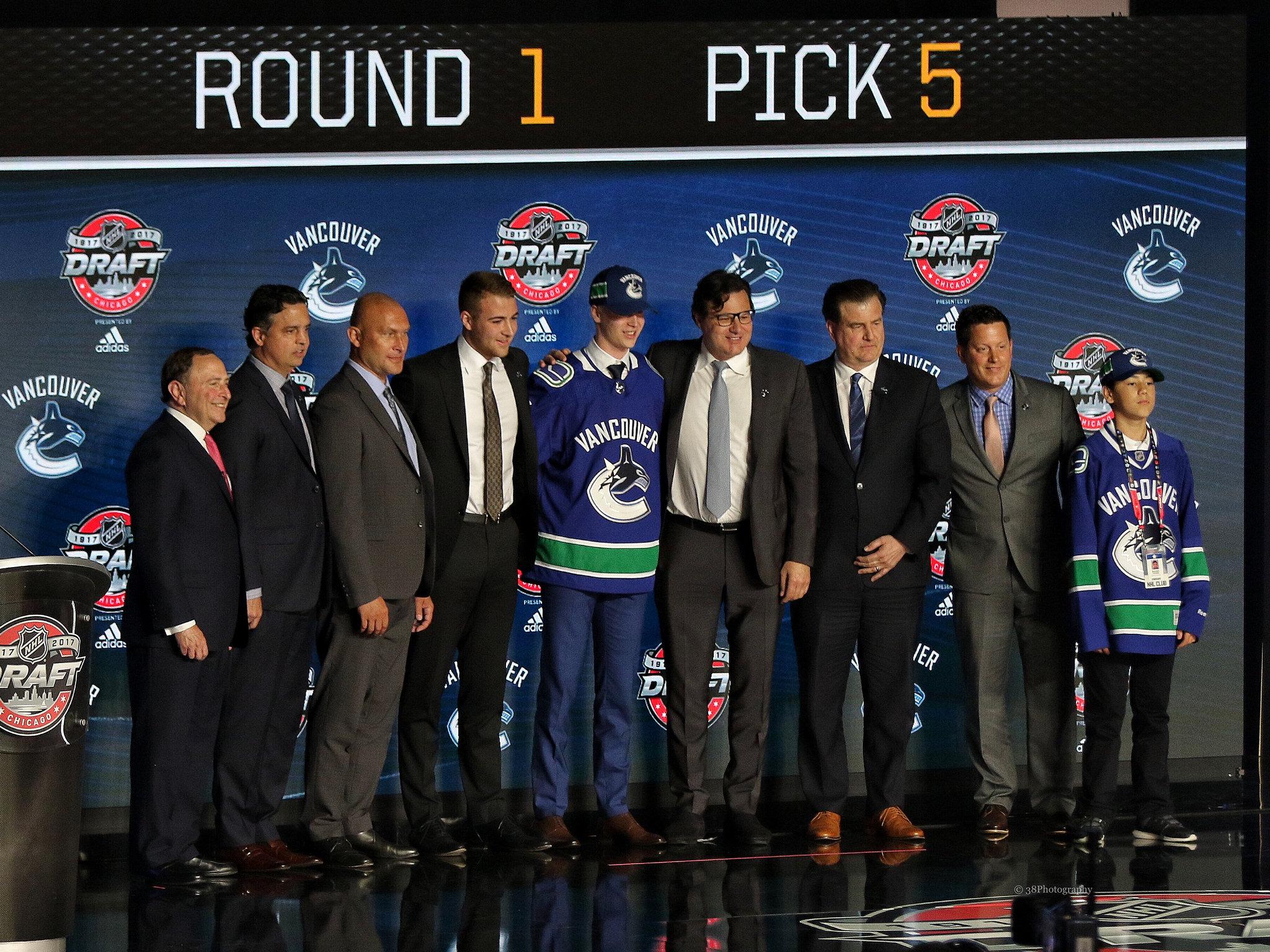 NHL Draft: Canucks Pick Elias Pettersson Overall
