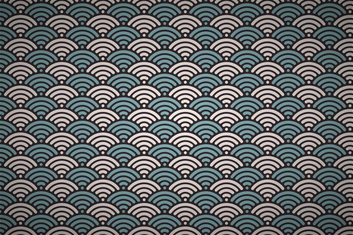 Japanese Wave Print Wallpaper Free Japanese Wave