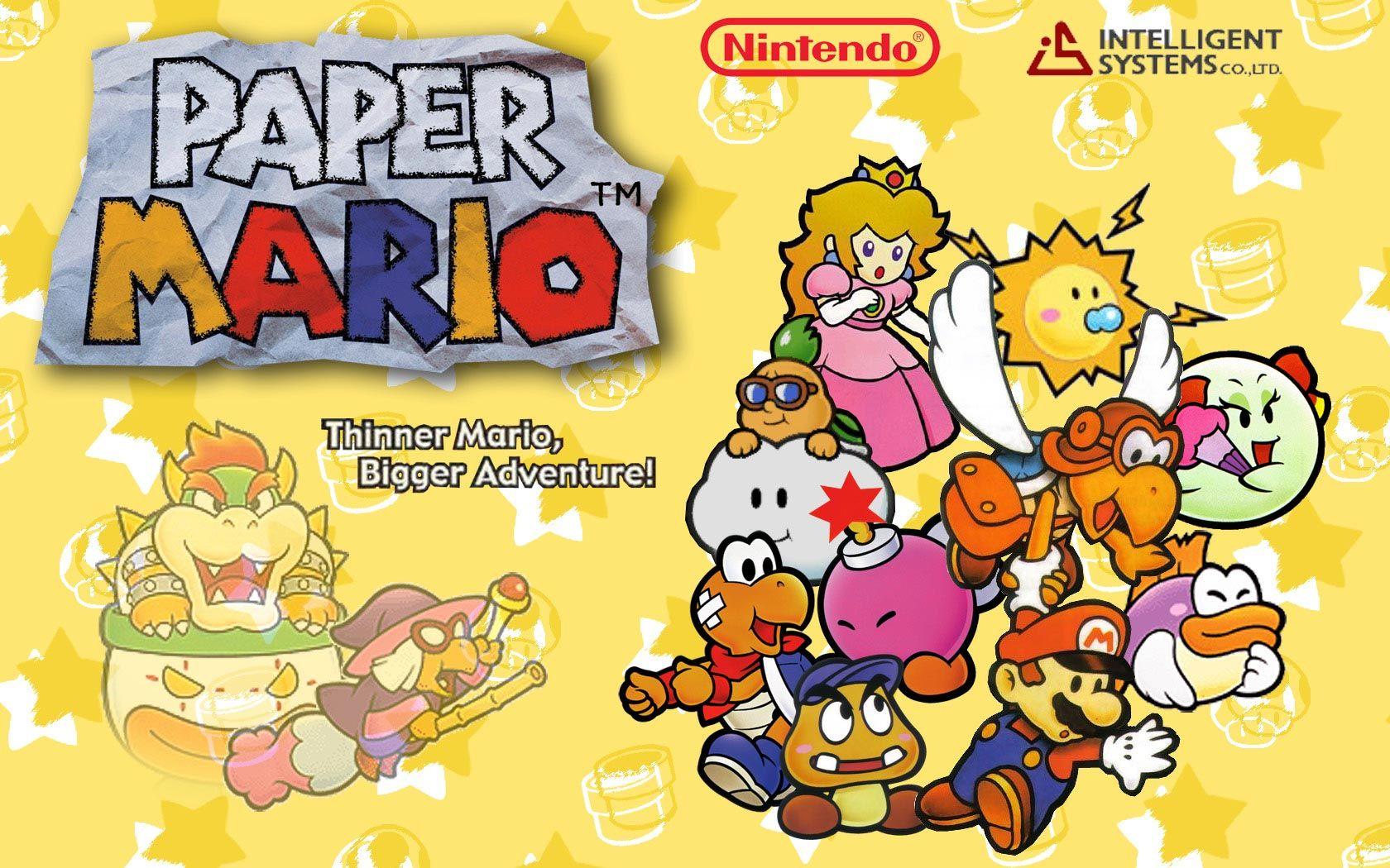 Paper Mario N64 Wallpaper <b>paper mario wallpaper</b
