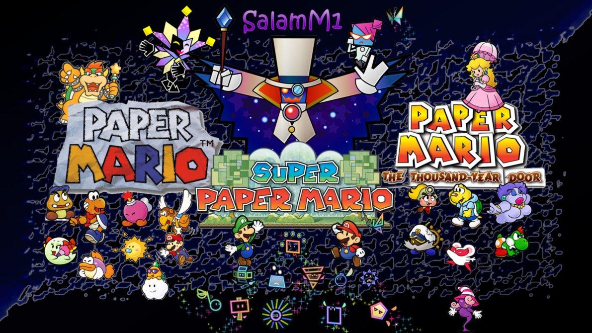 Super Paper Mario Wallpaper DESKTOP WALLPAPERS
