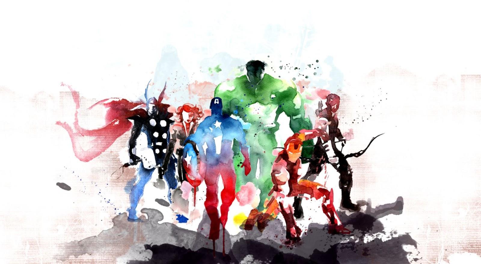 Minimalist Avengers Wallpaper