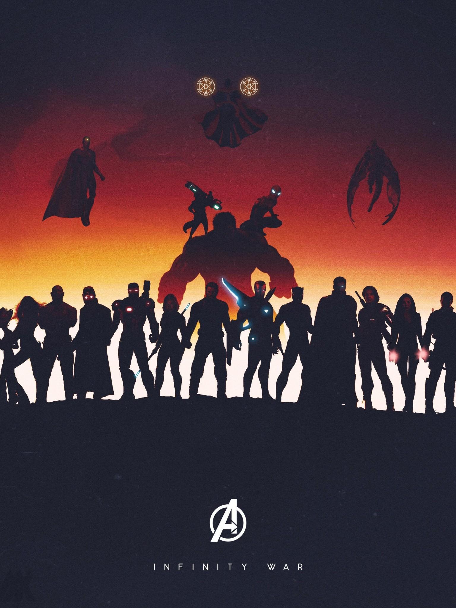 Wallpaper Avengers: Infinity War, Marvel Super Heroes, HD