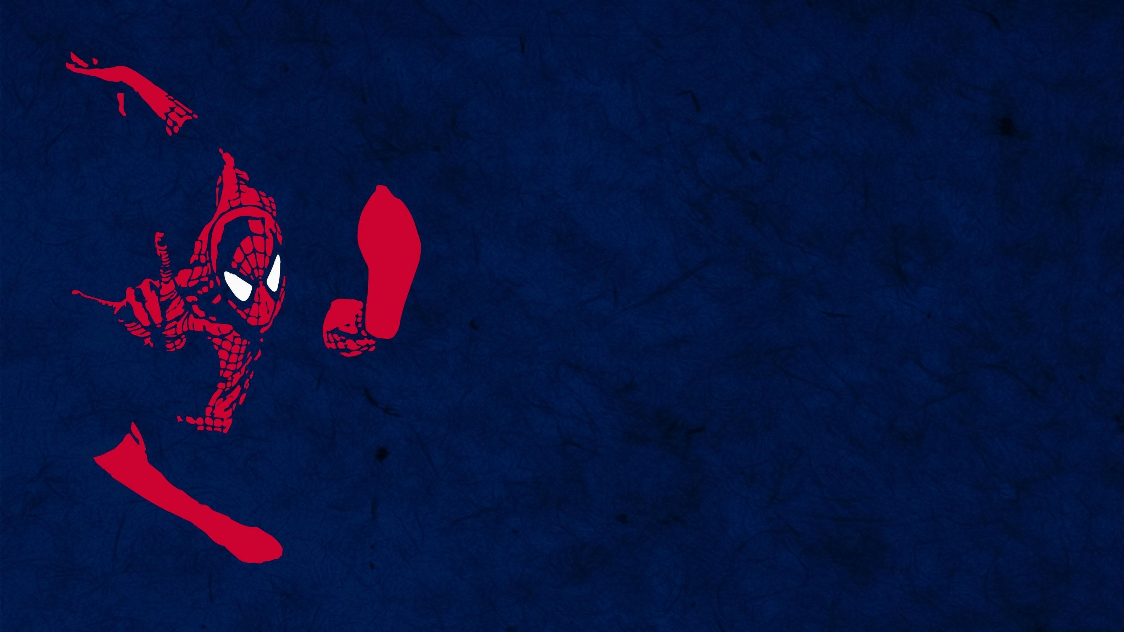 Minimalist Spiderman Desktop Wallpaper 4K