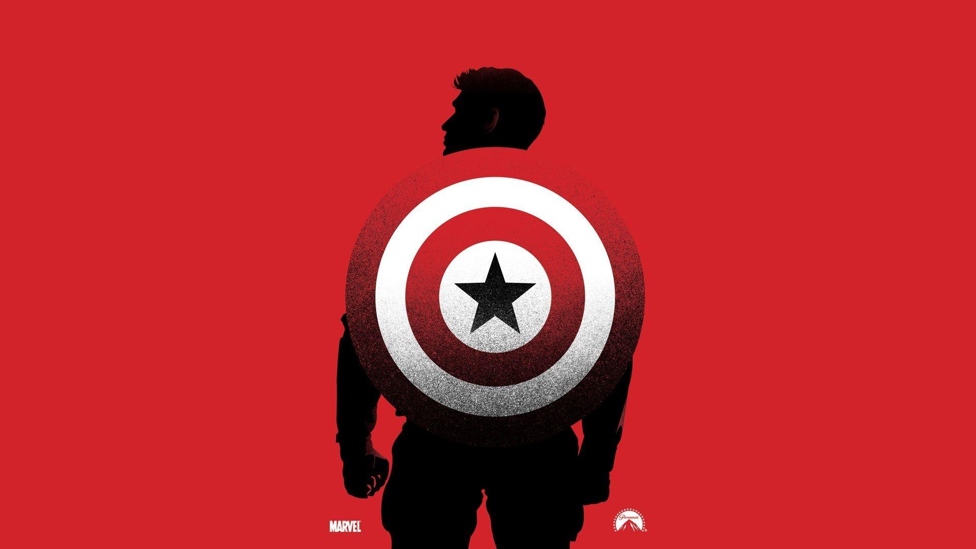 Captain America Logo Wallpaper background picture