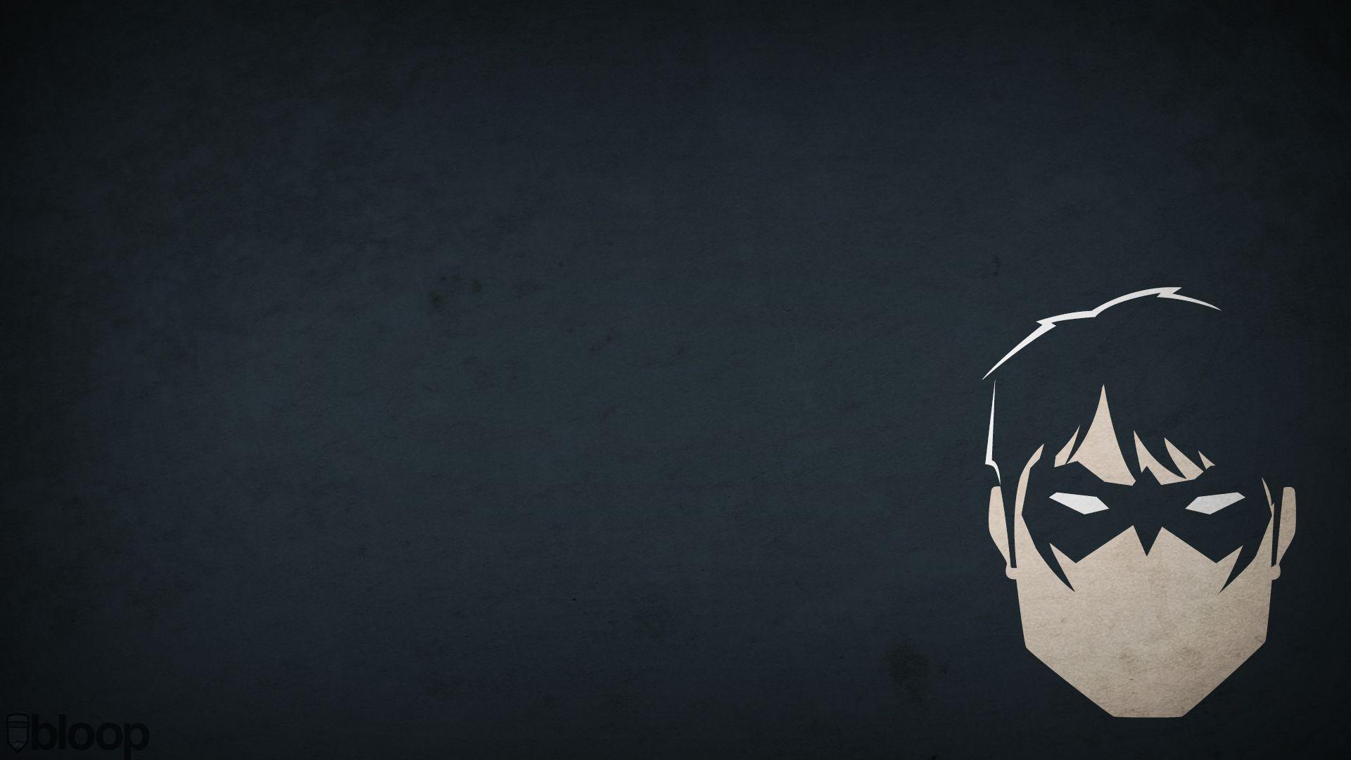 Nightwing. Minimal wallpaper. Nightwing
