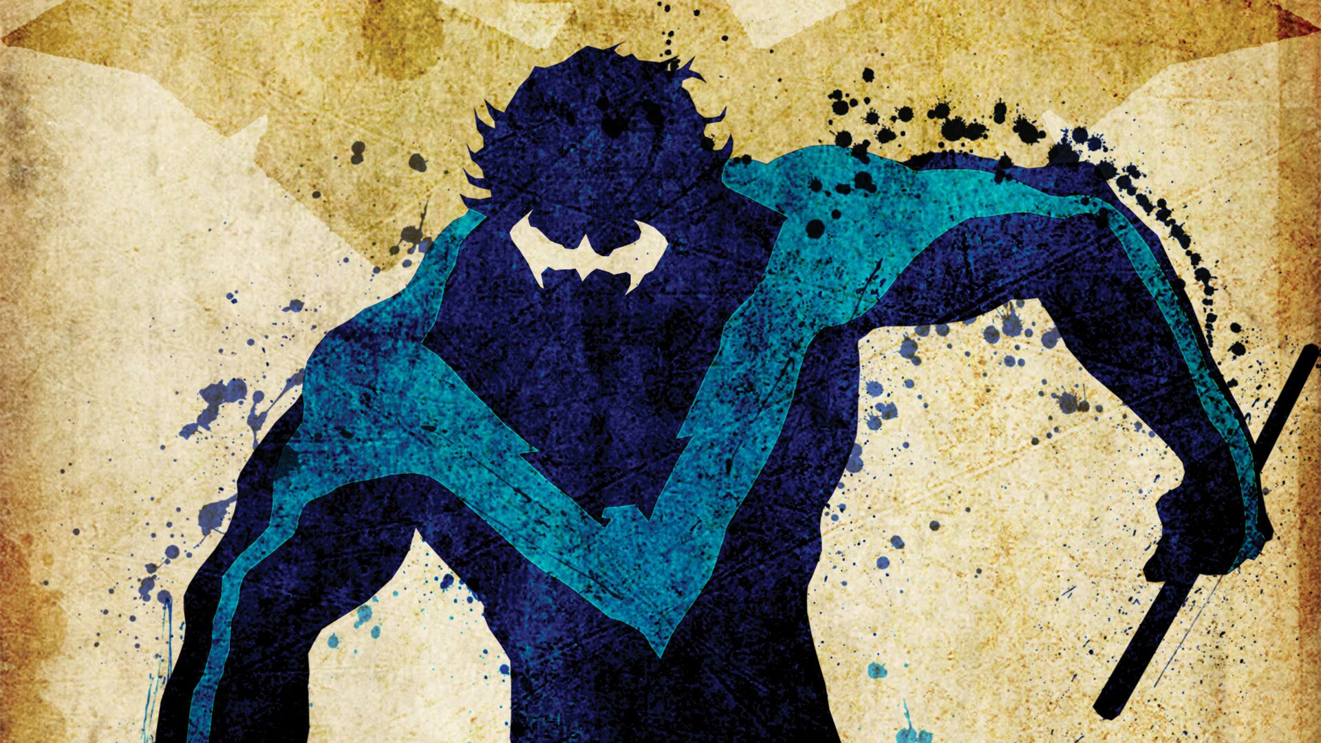 Nightwing New Minimal, HD Superheroes, 4k Wallpaper, Image