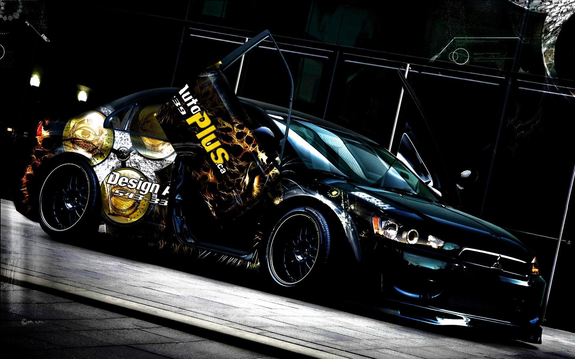 Modified Mitsubishi HD desktop wallpaper, Widescreen