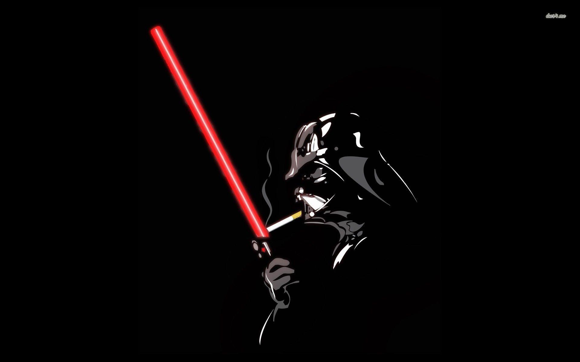 Darth Vader and his lightsaber HD .com