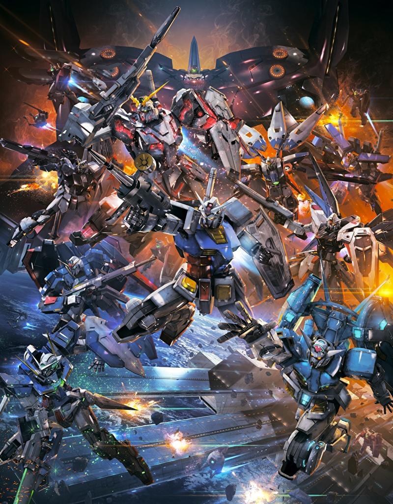 Desktop Wallpaper Robots Mobile Suit Gundam Extreme VS Force