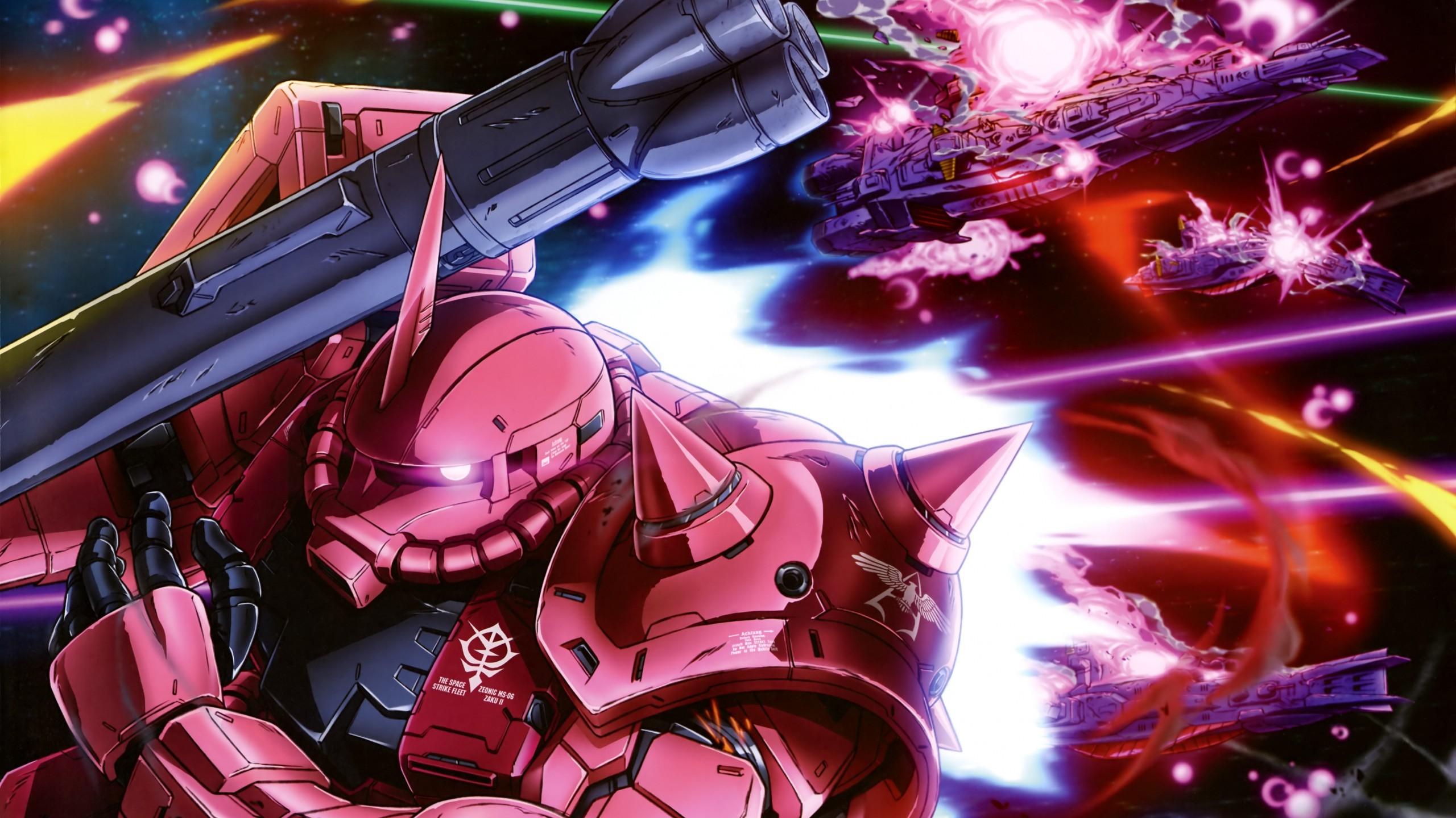 Download 2560x1440 Mobile Suit Gundam, Mecha, Robots, Sci Fi, Fight Wallpaper For IMac 27 Inch