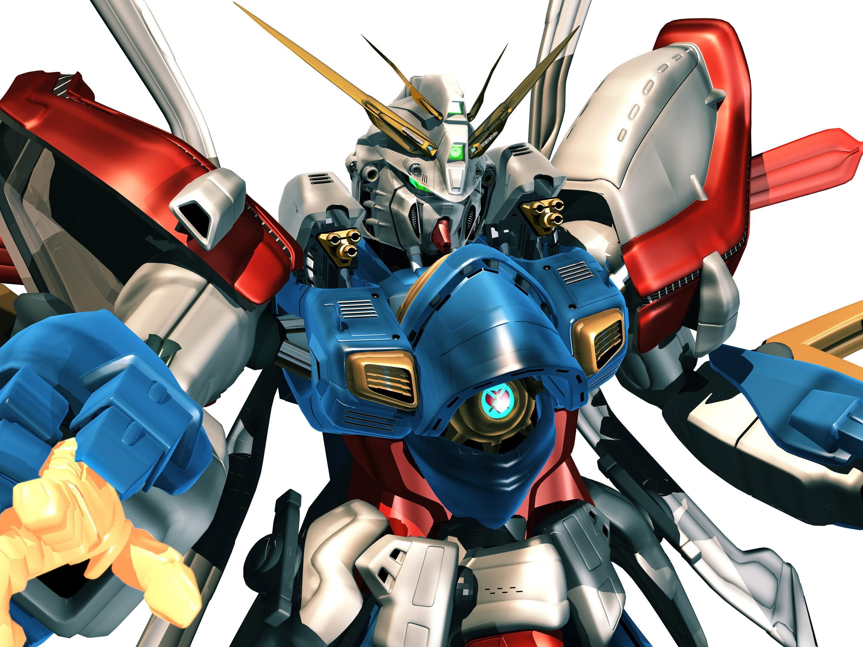 Gundam character illustration, mech, Gundam, robot HD