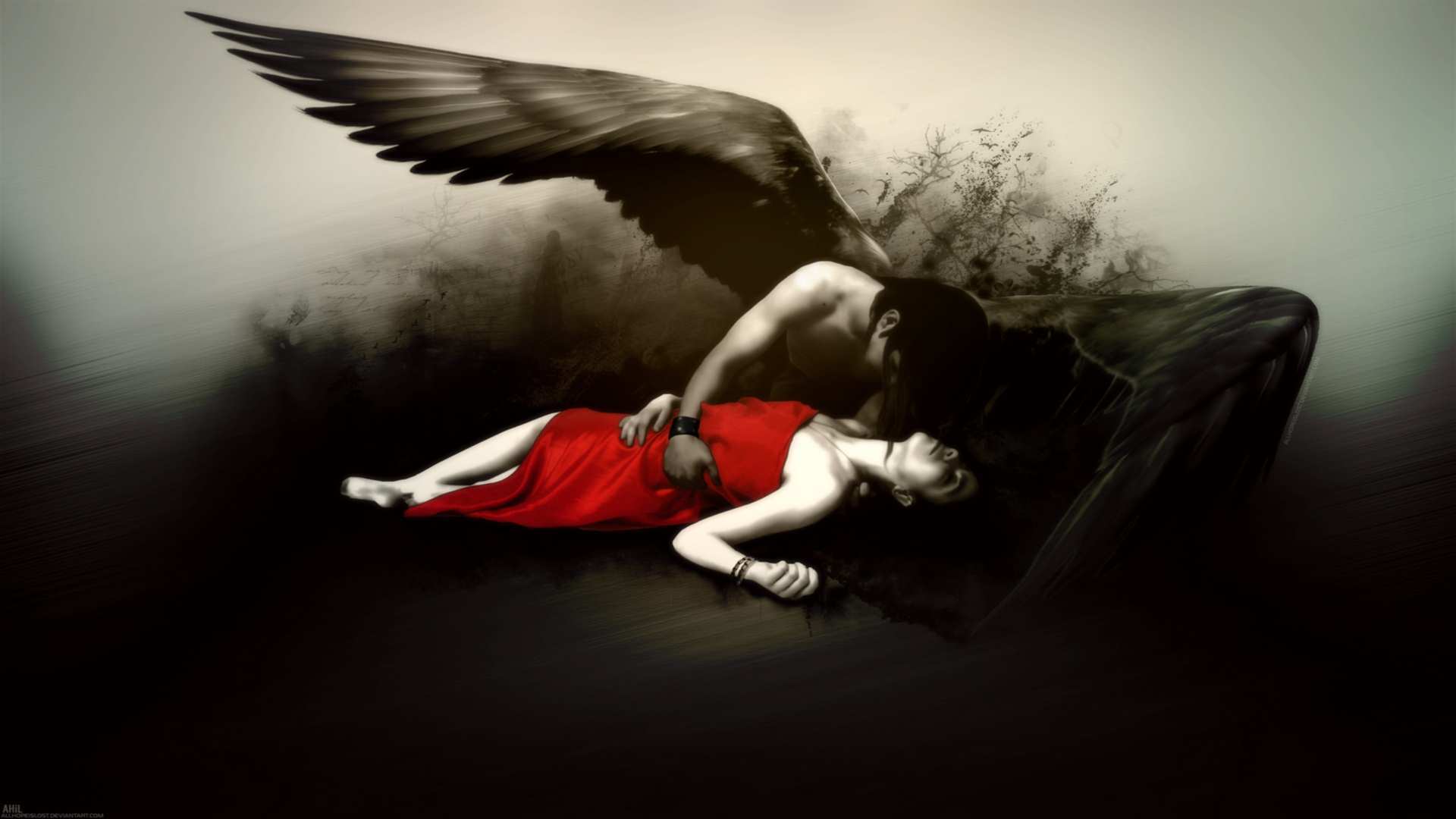 Grief of an Angel HD Wallpaper. Background Image