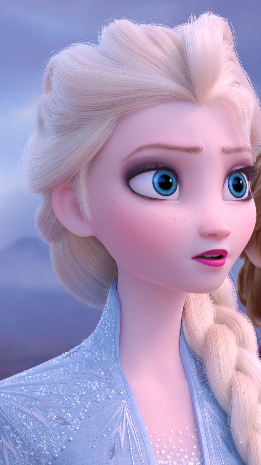Disney Frozen 2 mobile phone wallpaper. Elsa. Disney