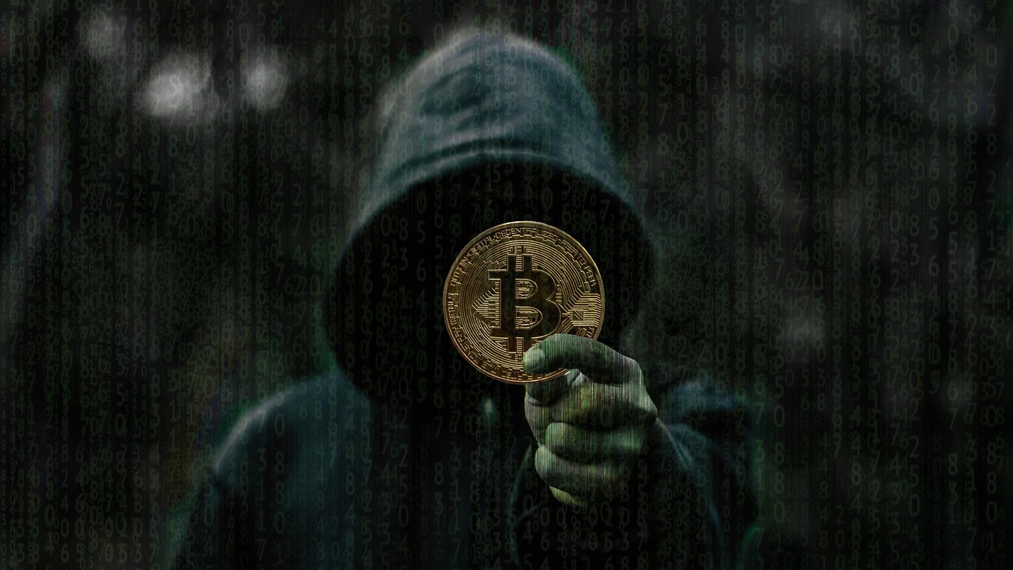 crypto rain wallpaper