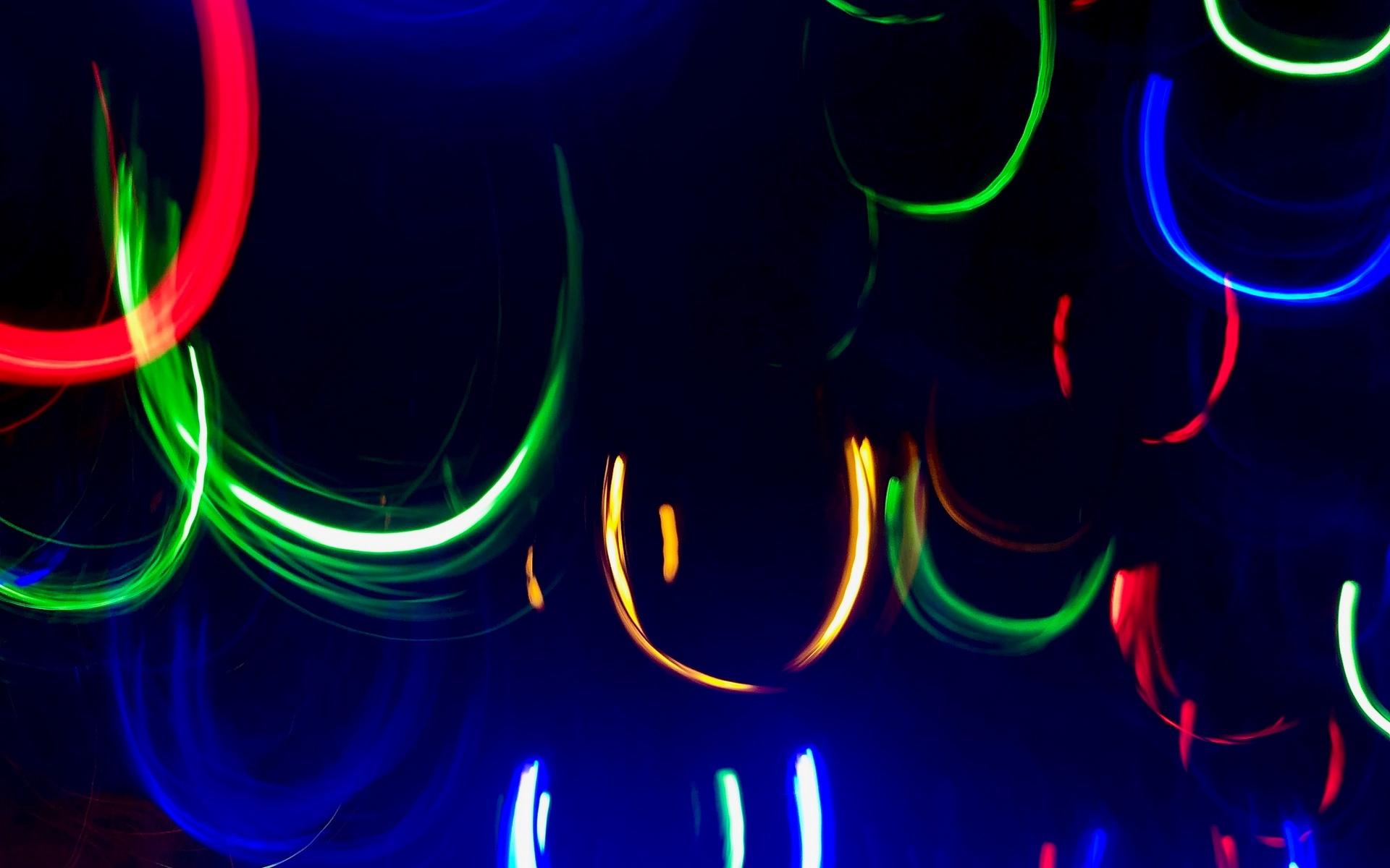 Download wallpaper 1920x1200 neon, line, lights, colorful