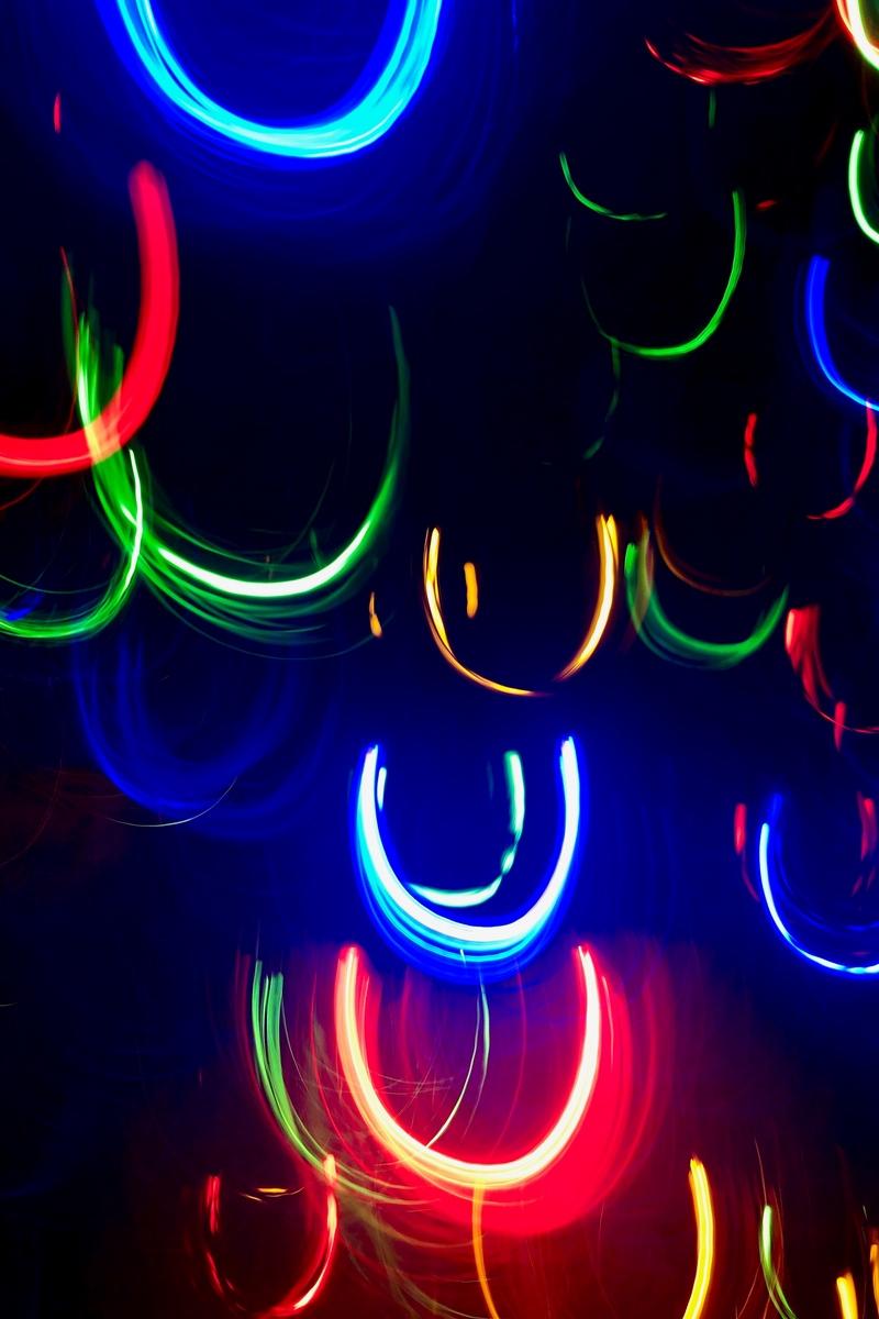 Download wallpaper 800x1200 neon, line, lights, colorful