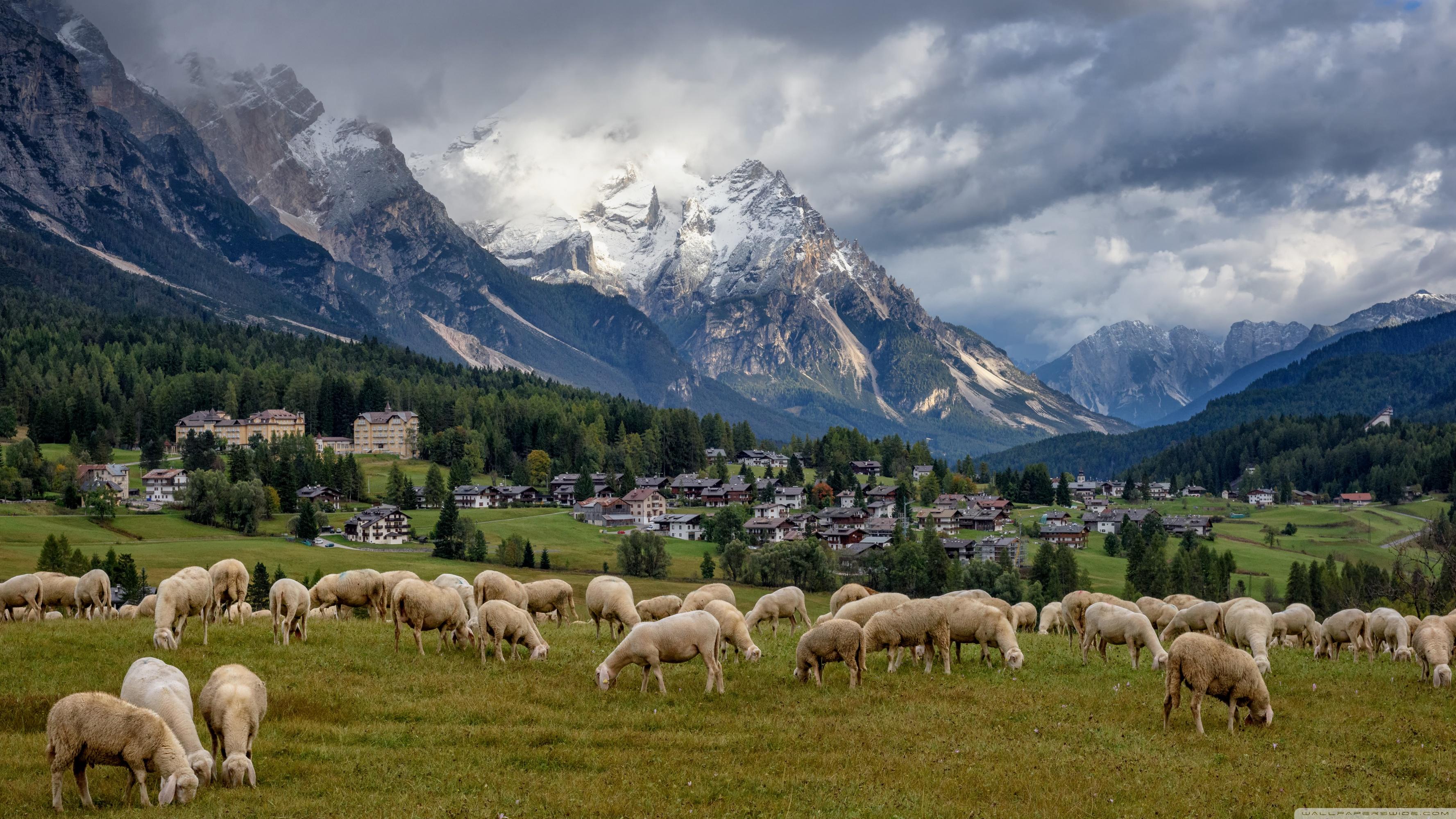 Dolomites Mountains Landscape, Italy ❤ 4K HD Desktop