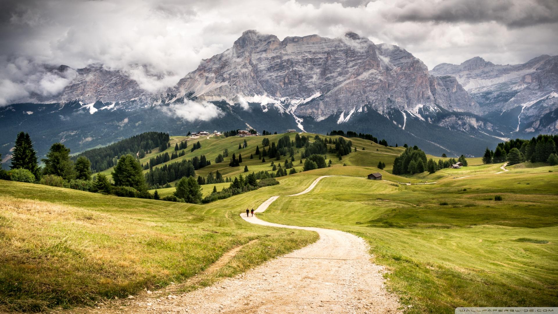 Beautiful Mountain Landscape, Dolomites, Italy Ultra HD Desktop