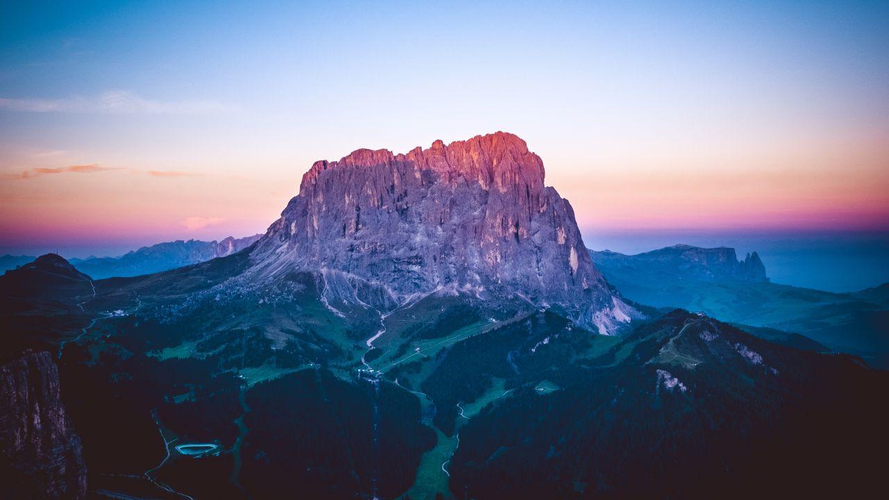 Wallpaper Mountain peak, Rocks, South Tyrol, Italy, 4K