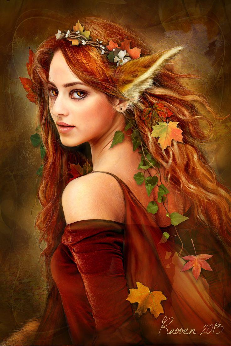 Autumn Fairy Fantasy Wallpaper iPhone 8 3D iPhone Wallpaper