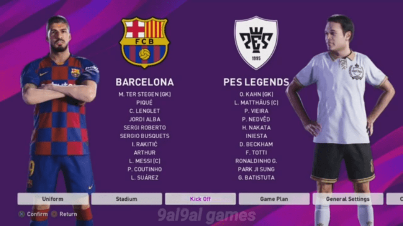 Looks like Iniesta will be a new legend for next PES