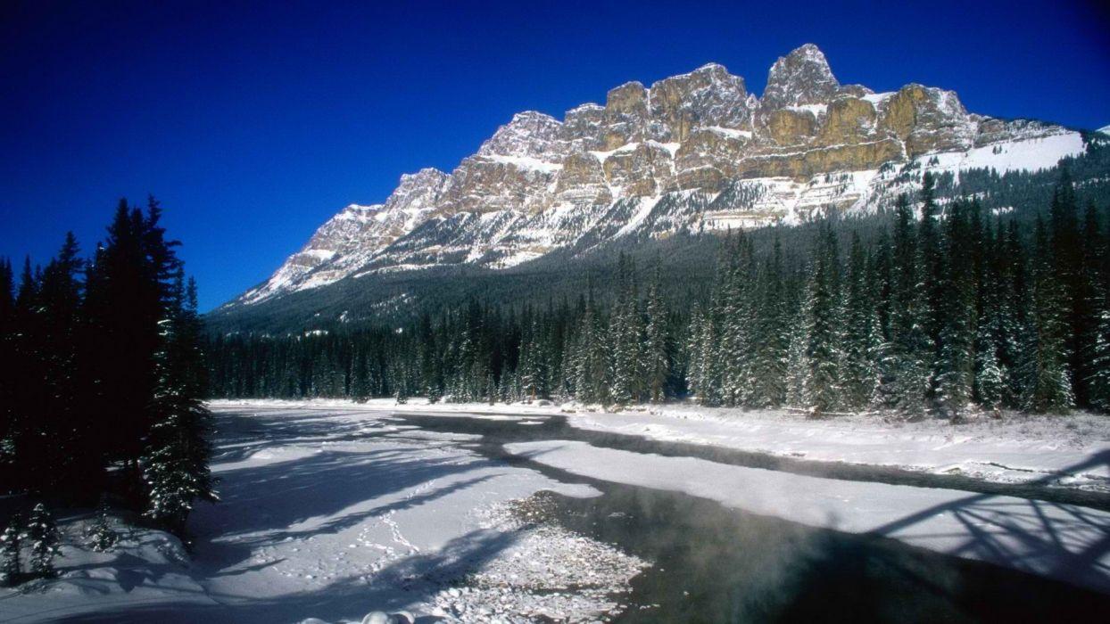 Mountains Canada Alberta Banff National Park National Park