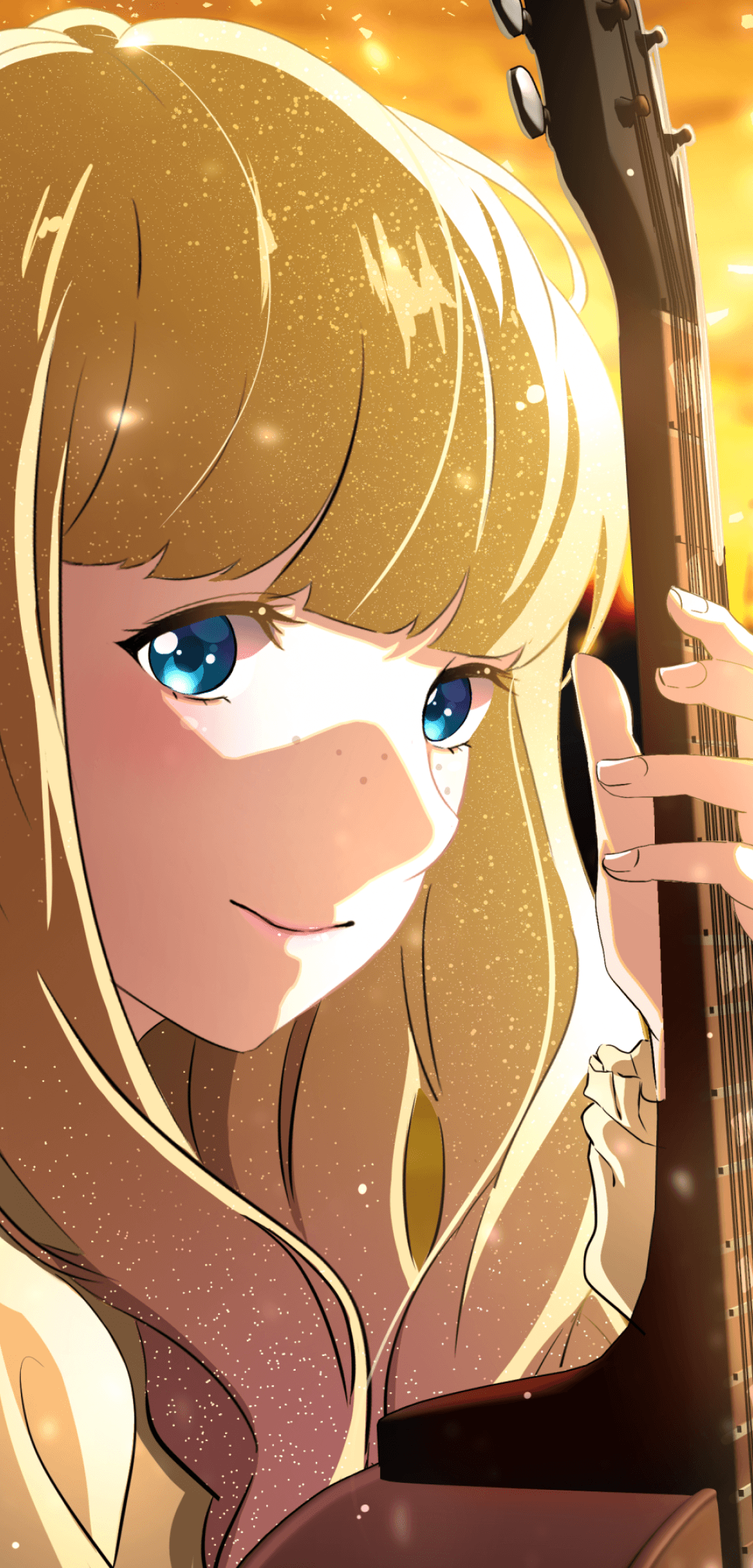Download 1080x2248 Carole & Tuesday, Blonde, Blue Eyes