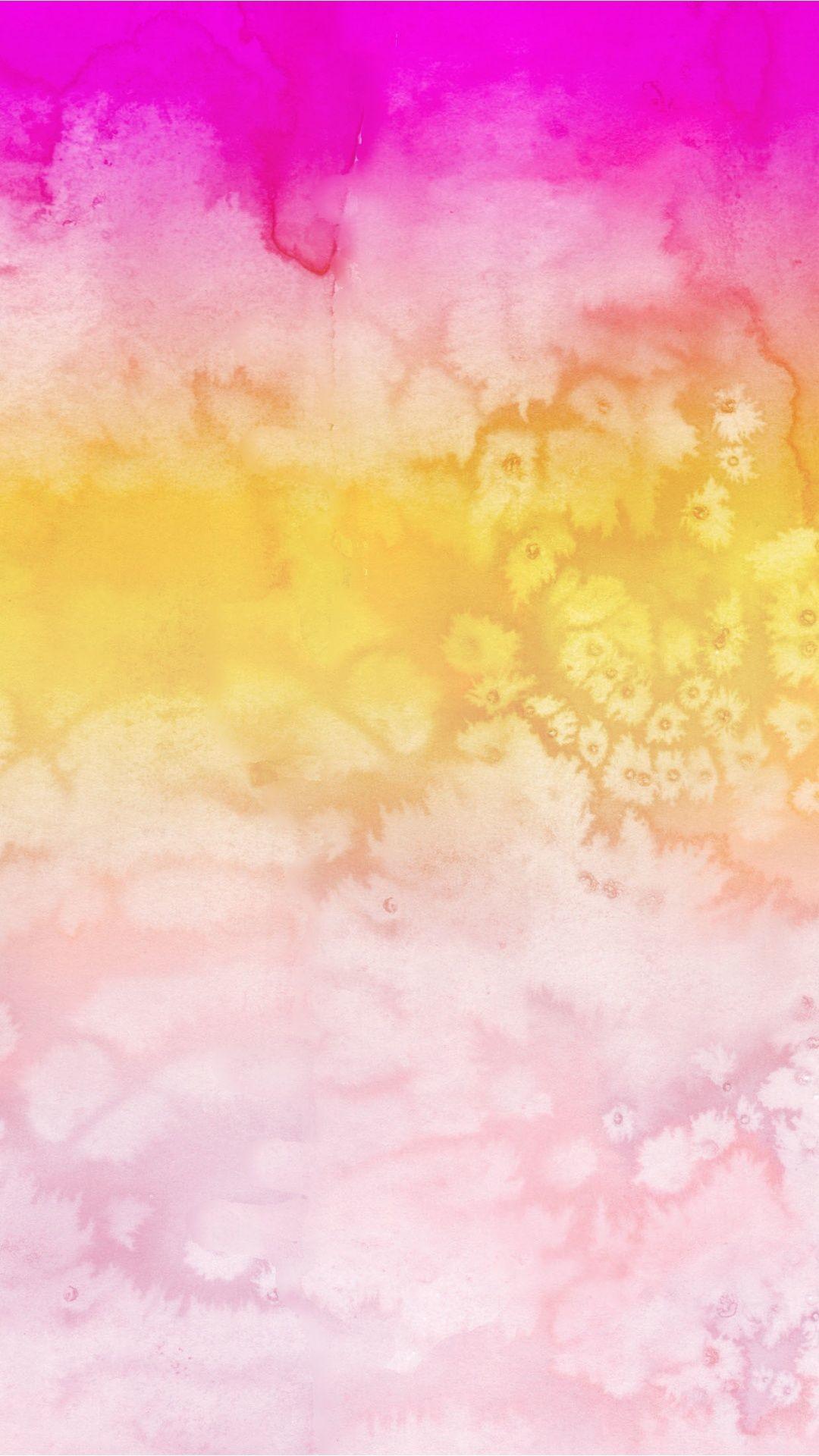 Watercolor iPhone Wallpaper