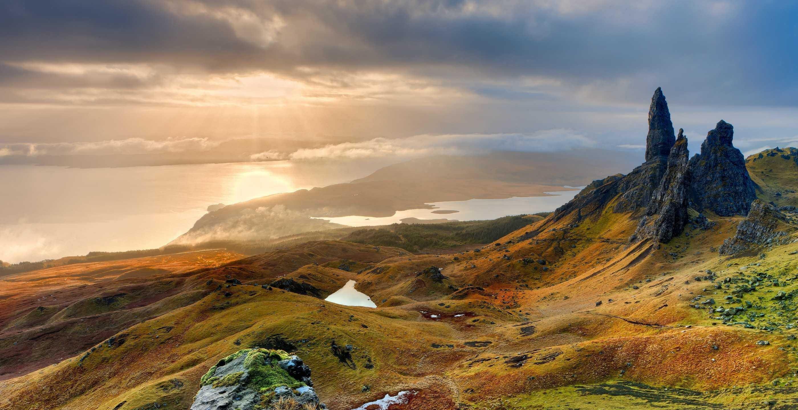 Scottish Highlands Graceful Mountain in the United Kingdom